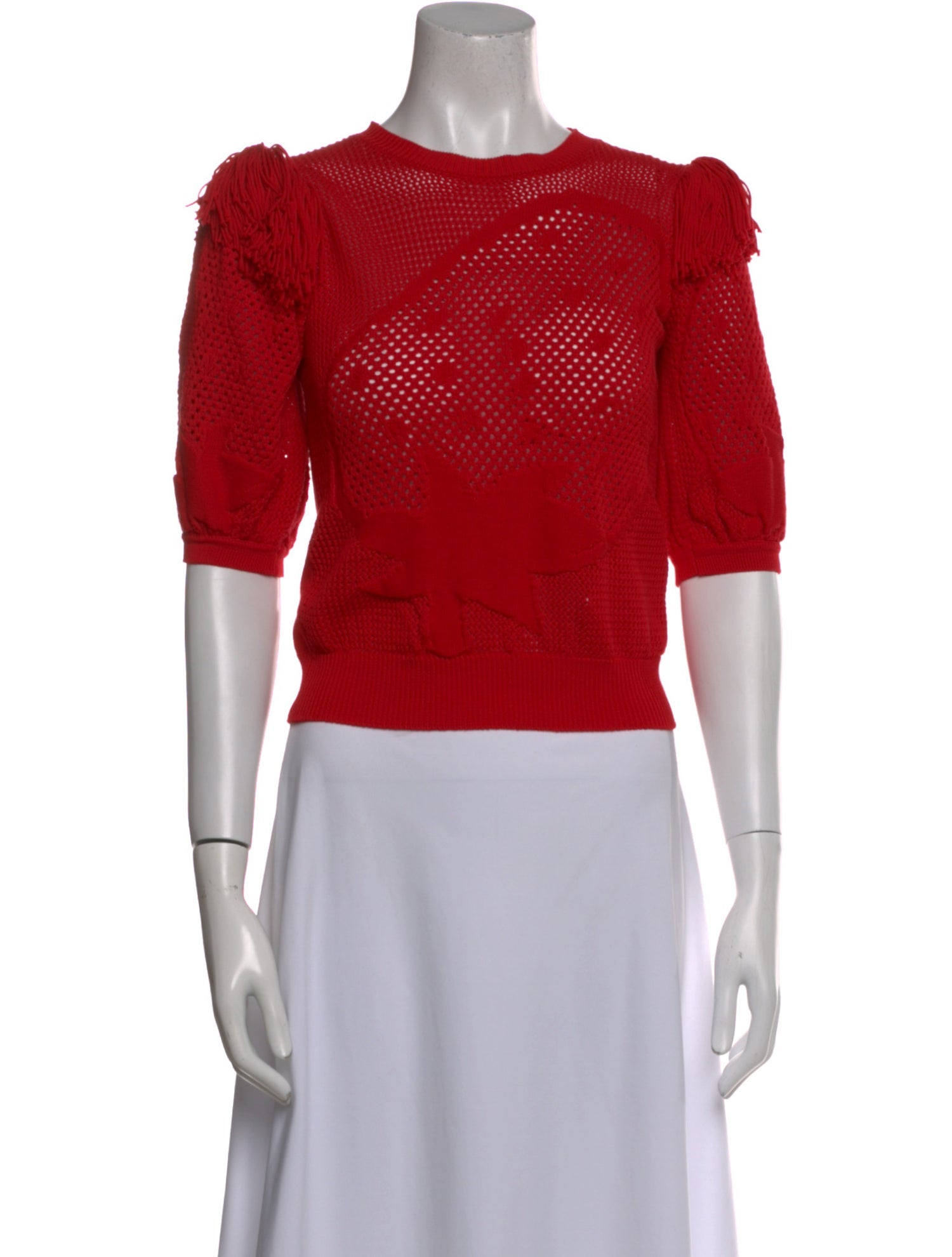 Sonia Rykiel Crew Neck Short Sleeve Crop Top w/ Tags