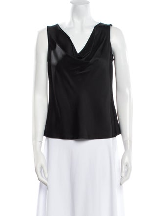 Sonia Rykiel Cowl Neck Sleeveless Top