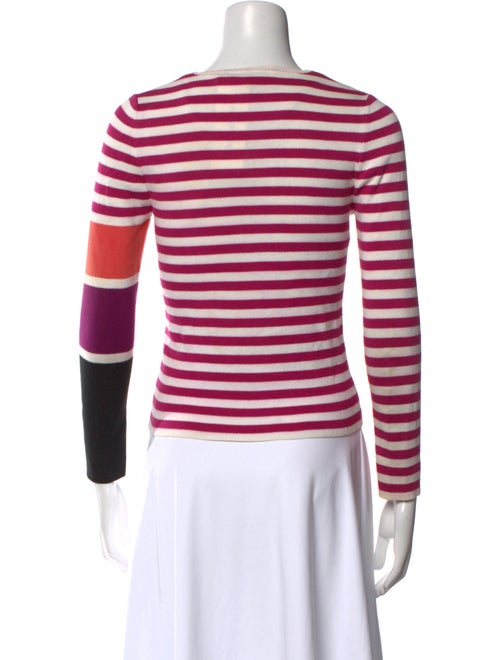 Sonia Rykiel Striped Scoop Neck Sweater