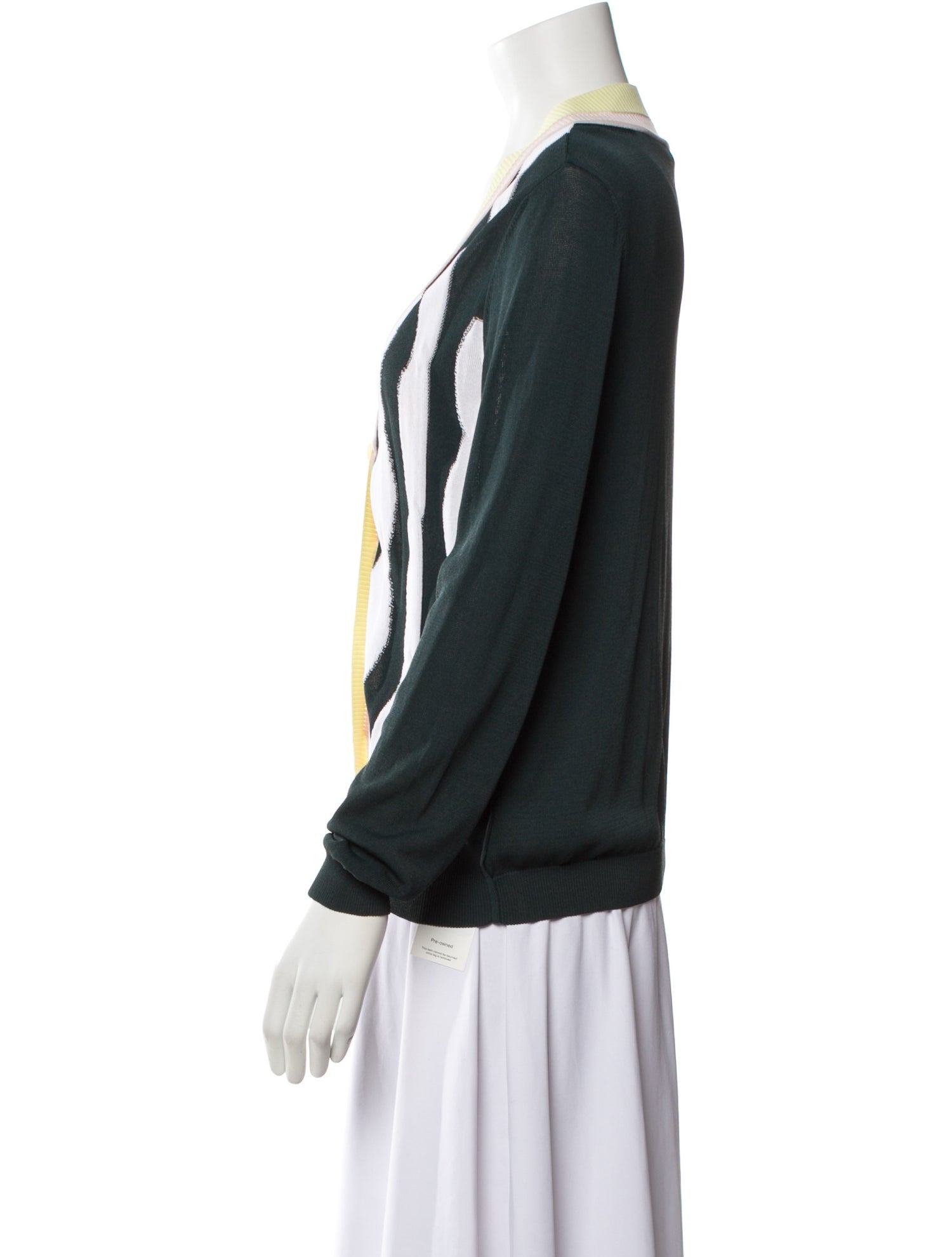 Sonia Rykiel Striped V-Neck Sweater