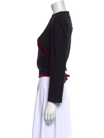 Sonia Rykiel Wool Open Front Sweater