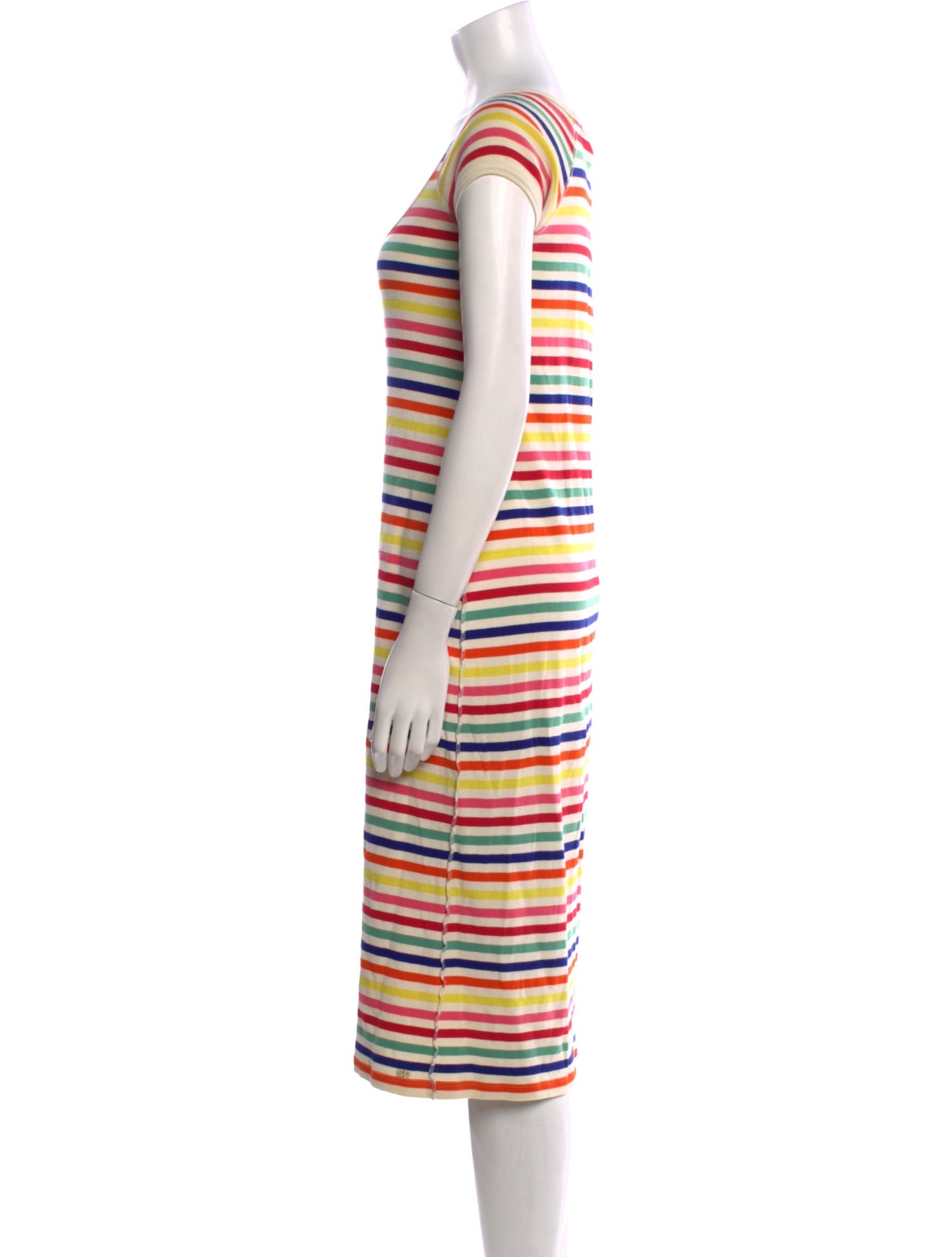 Sonia Rykiel Striped Midi Length Dress
