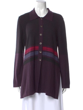 Sonia Rykiel Wool Colorblock Pattern Sweater