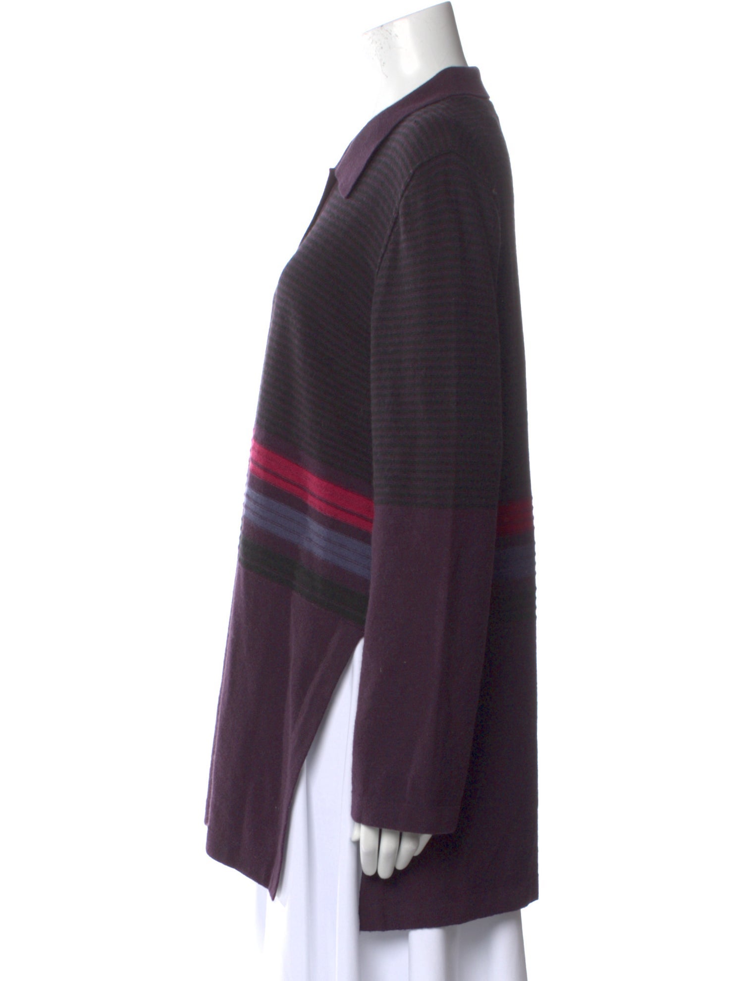 Sonia Rykiel Wool Colorblock Pattern Sweater