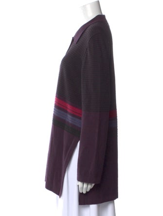 Sonia Rykiel Wool Colorblock Pattern Sweater
