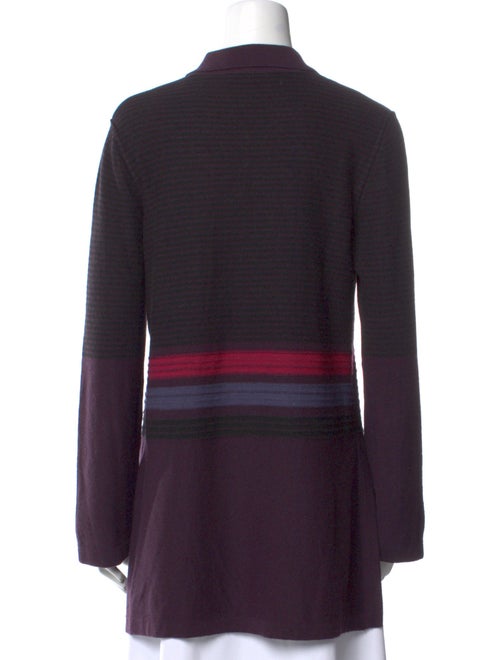 Sonia Rykiel Wool Colorblock Pattern Sweater
