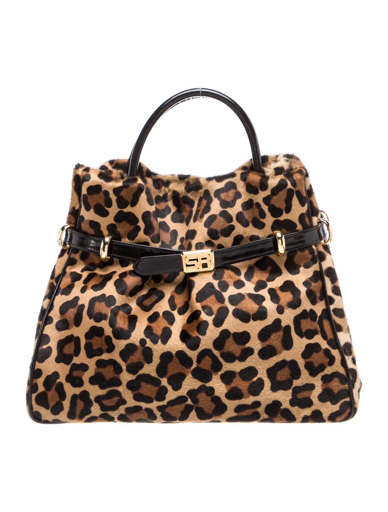 Sonia Rykiel Ponyhair Top Handle Bag