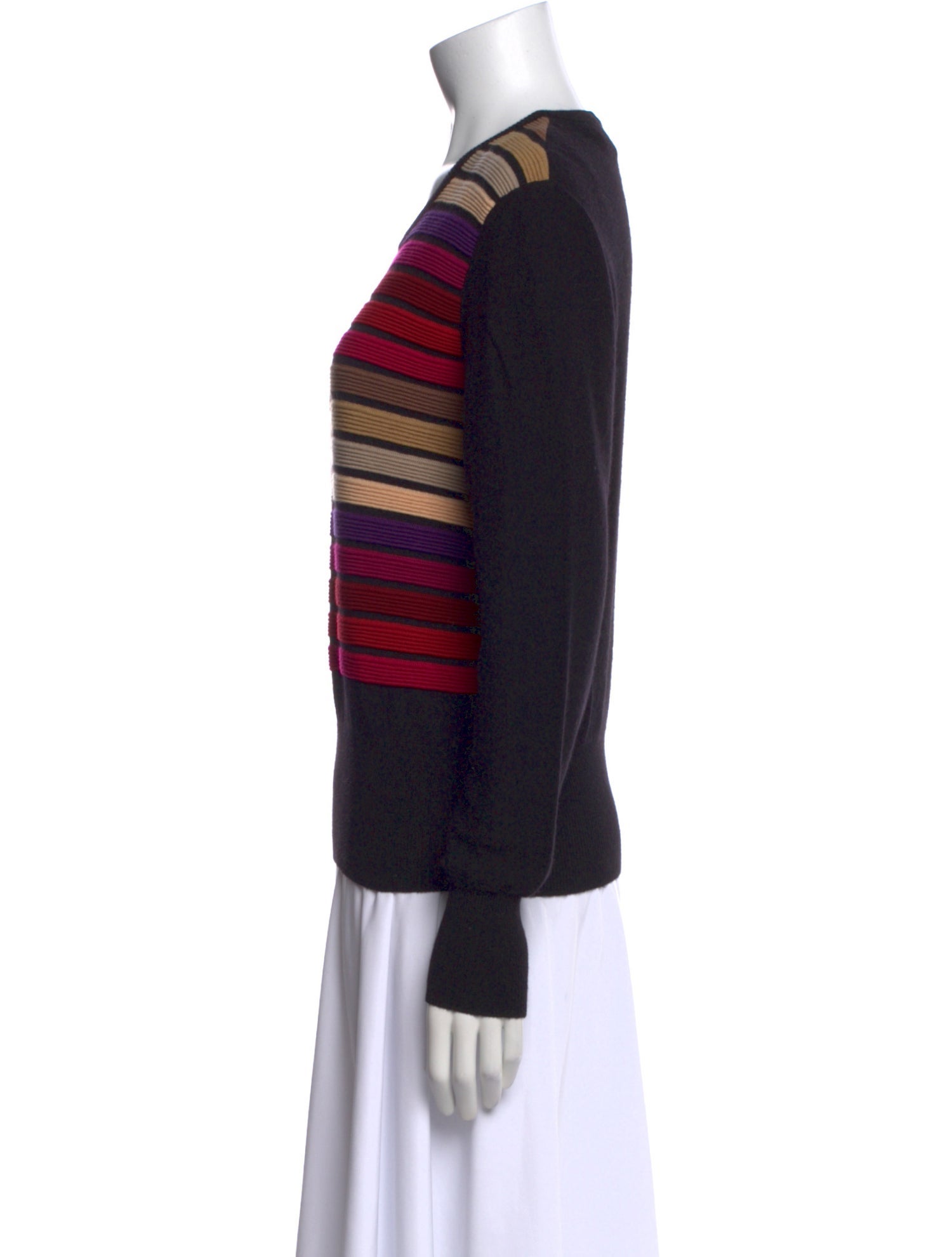 Sonia Rykiel Wool Striped Sweatshirt