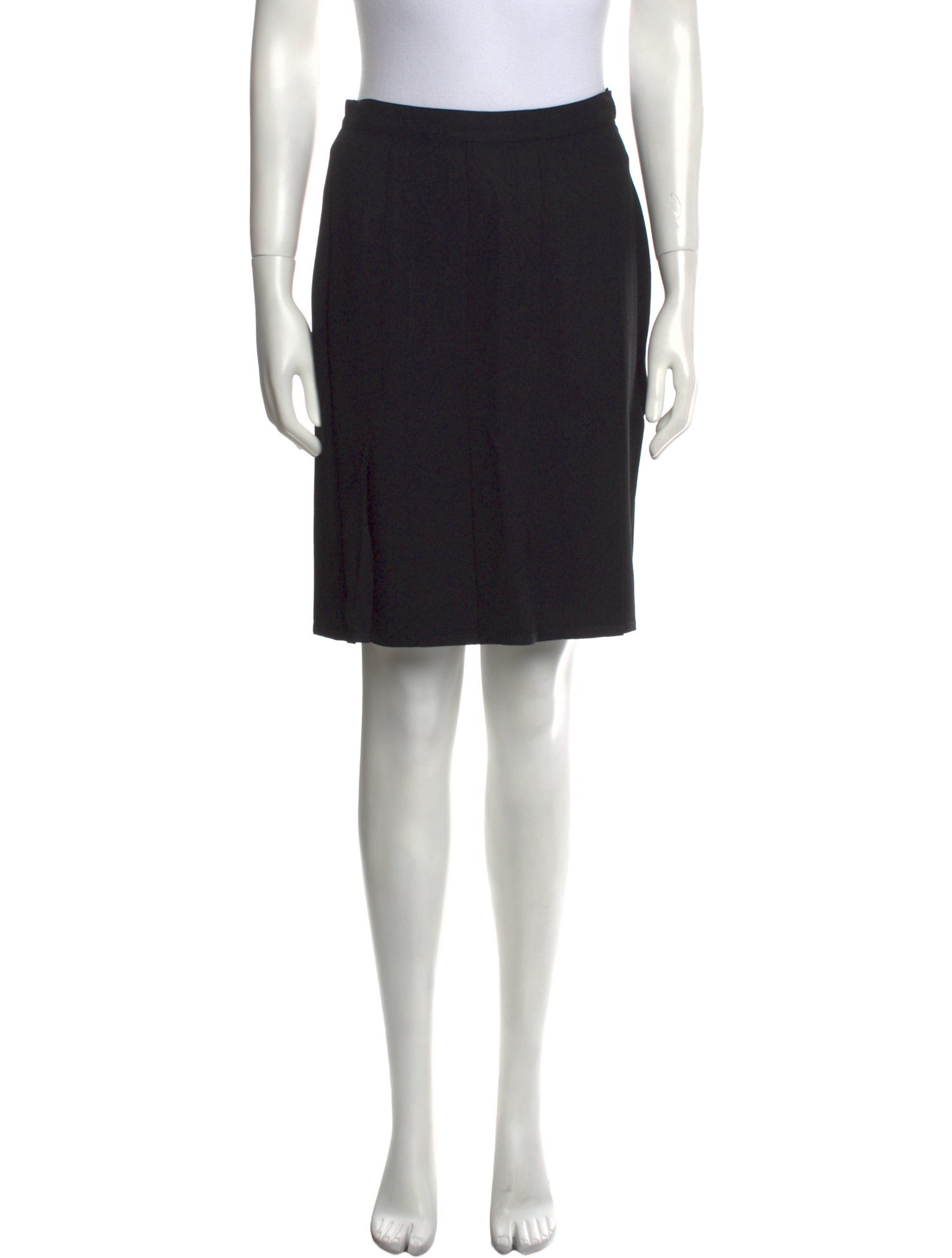 Sonia Rykiel Pleated Accents Knee-Length Skirt