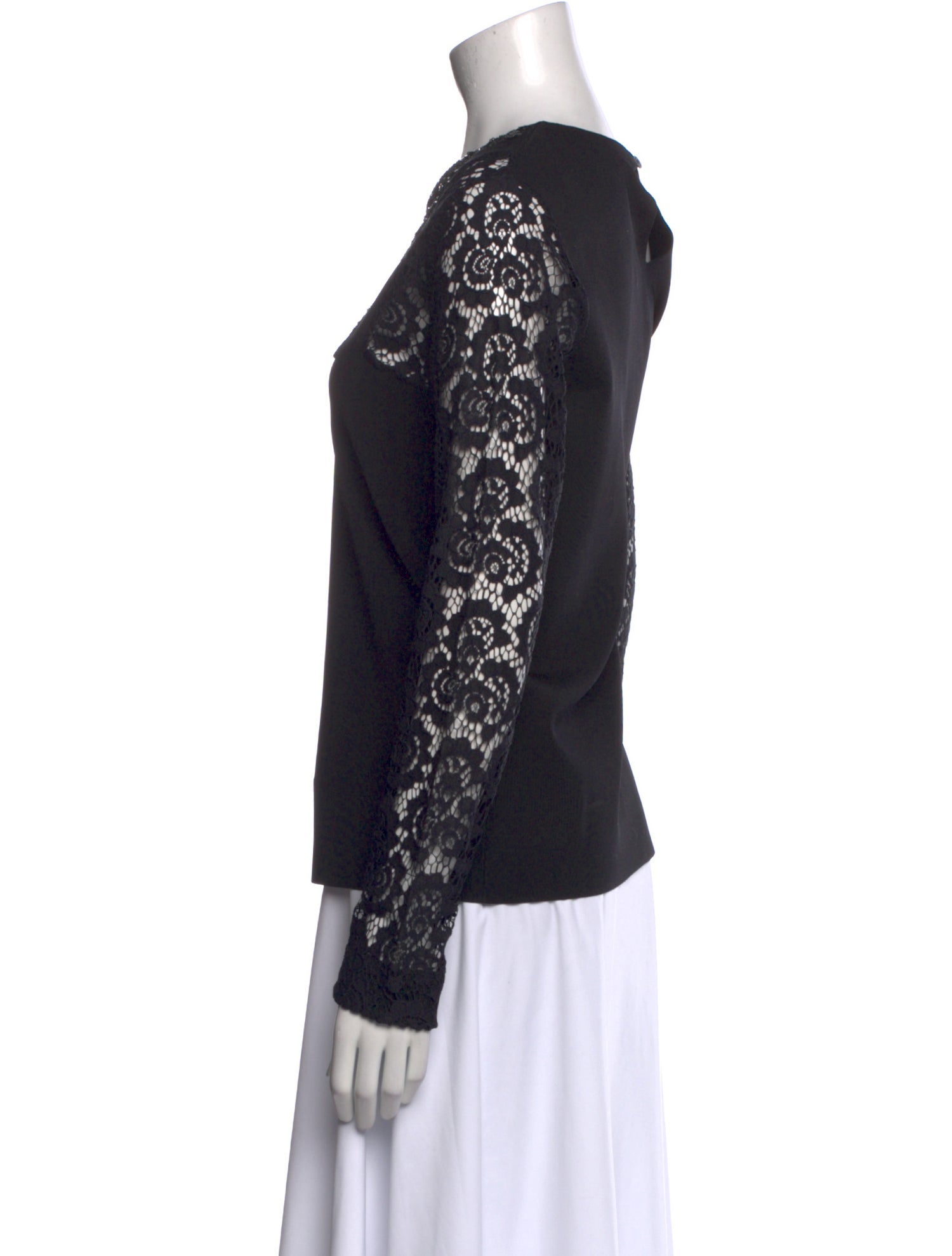 Sonia Rykiel Lace Pattern Crew Neck Top w/ Tags