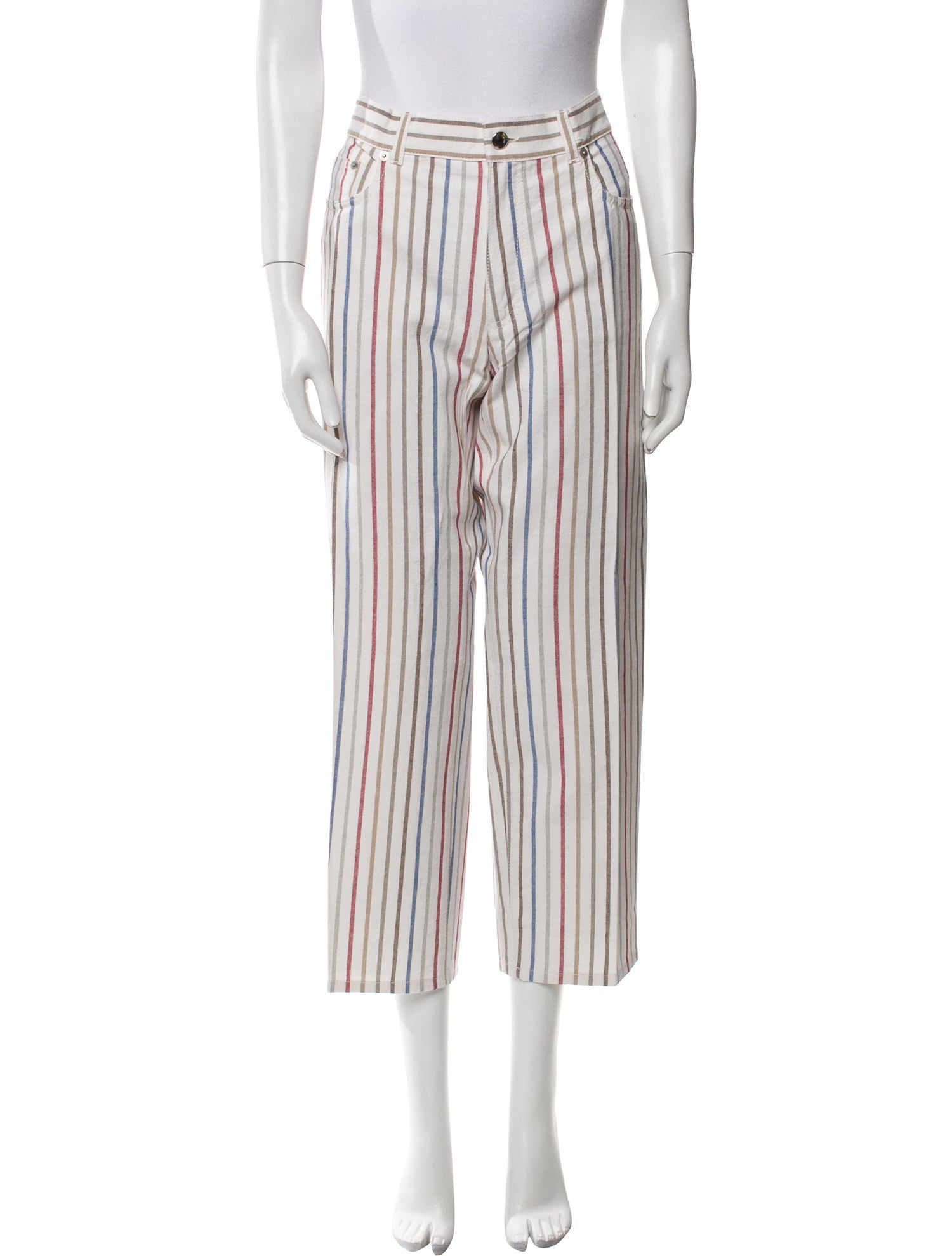 Sonia Rykiel Striped Straight Leg Pants