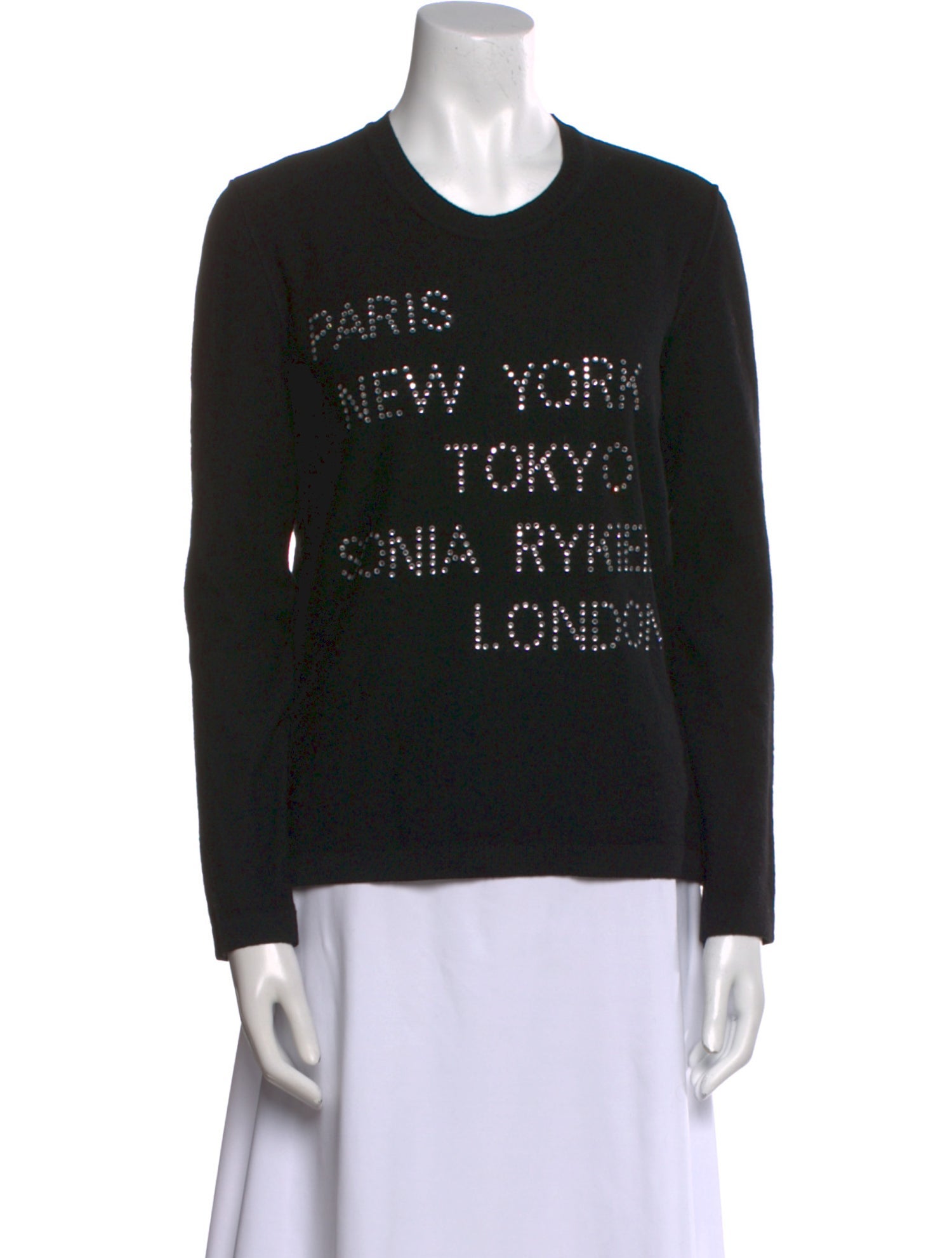 Sonia Rykiel Wool Graphic Print Sweater