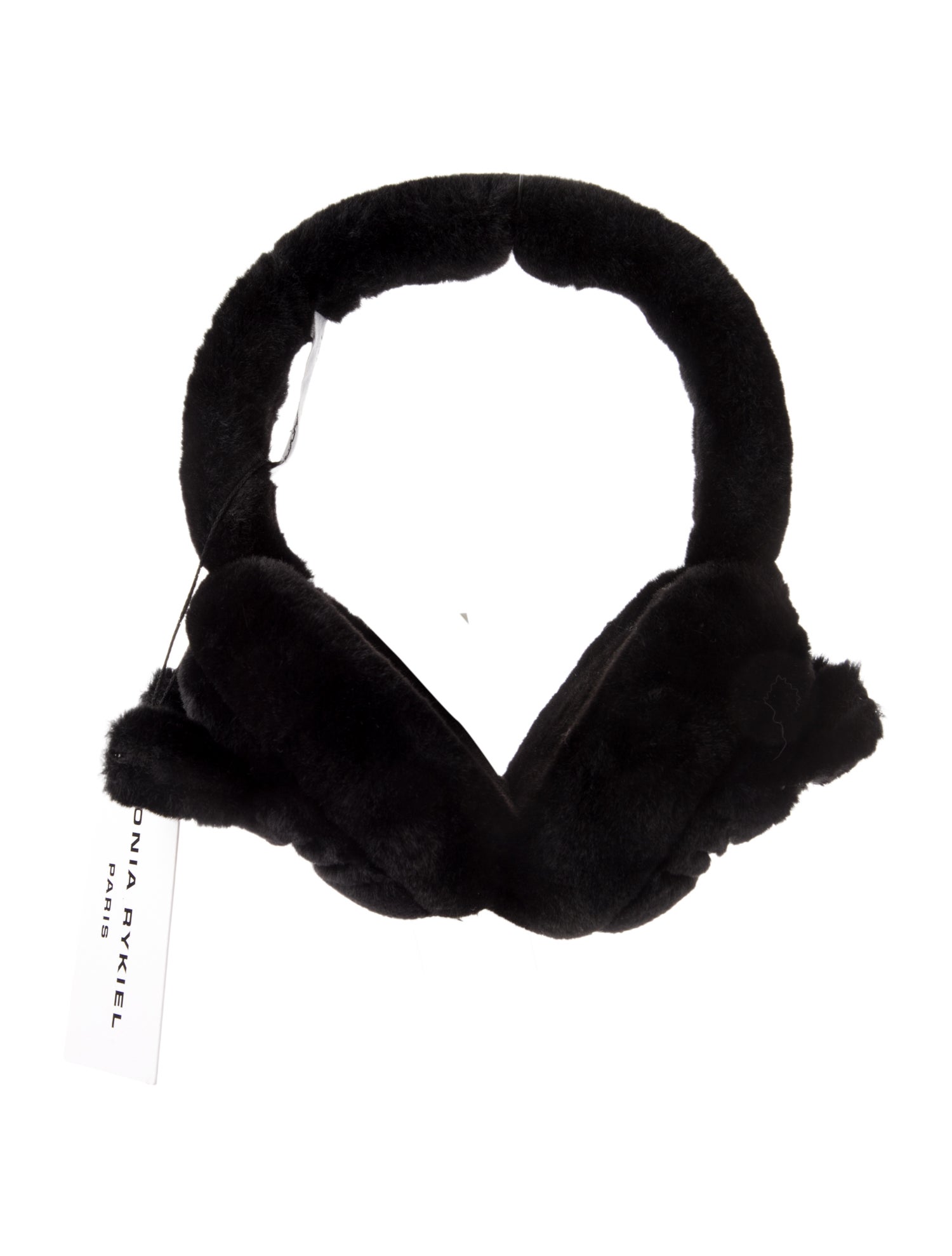 Sonia Rykiel Womens Round Fur Earmuffs w/Tags