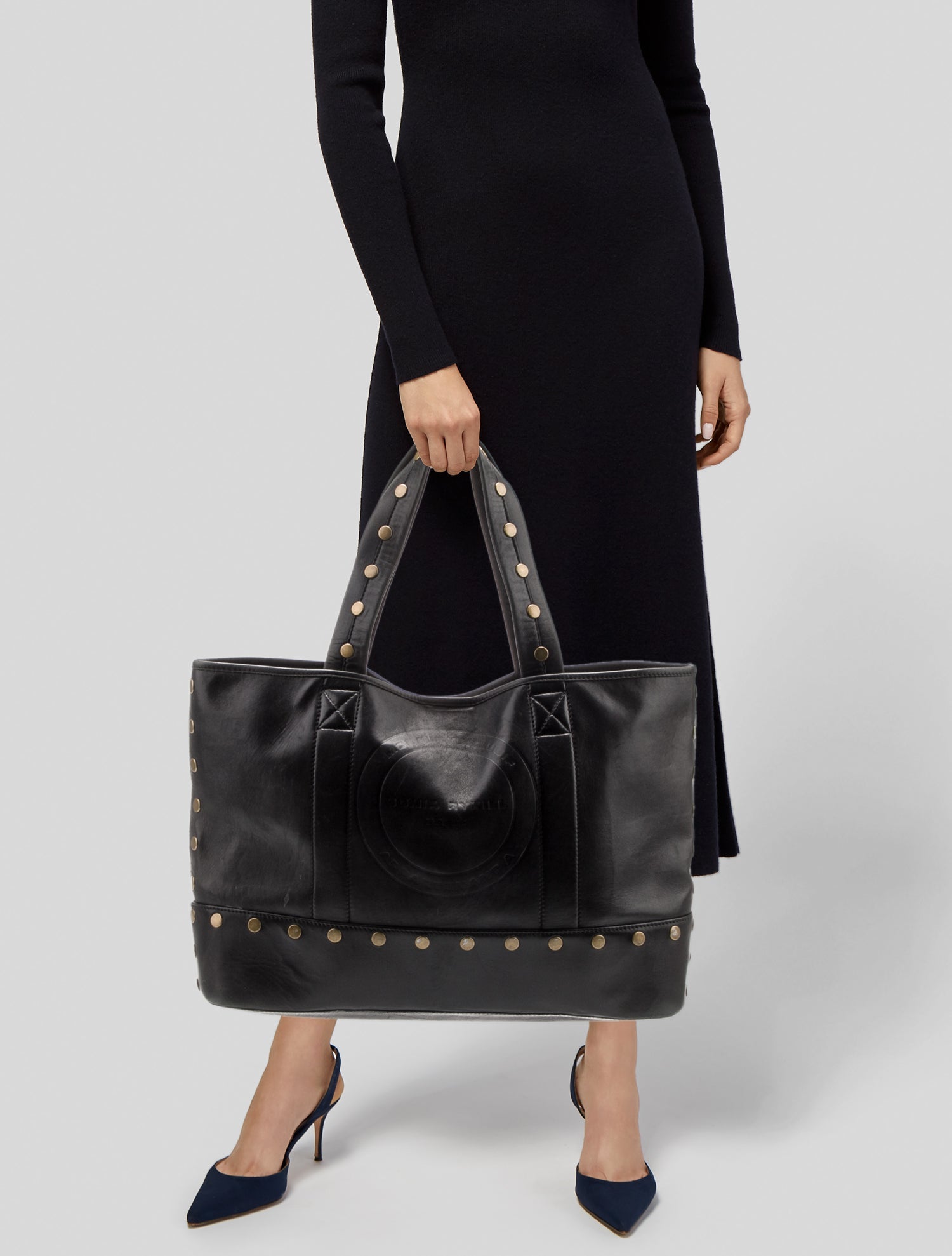 Sonia Rykiel Leather Tote Vintage