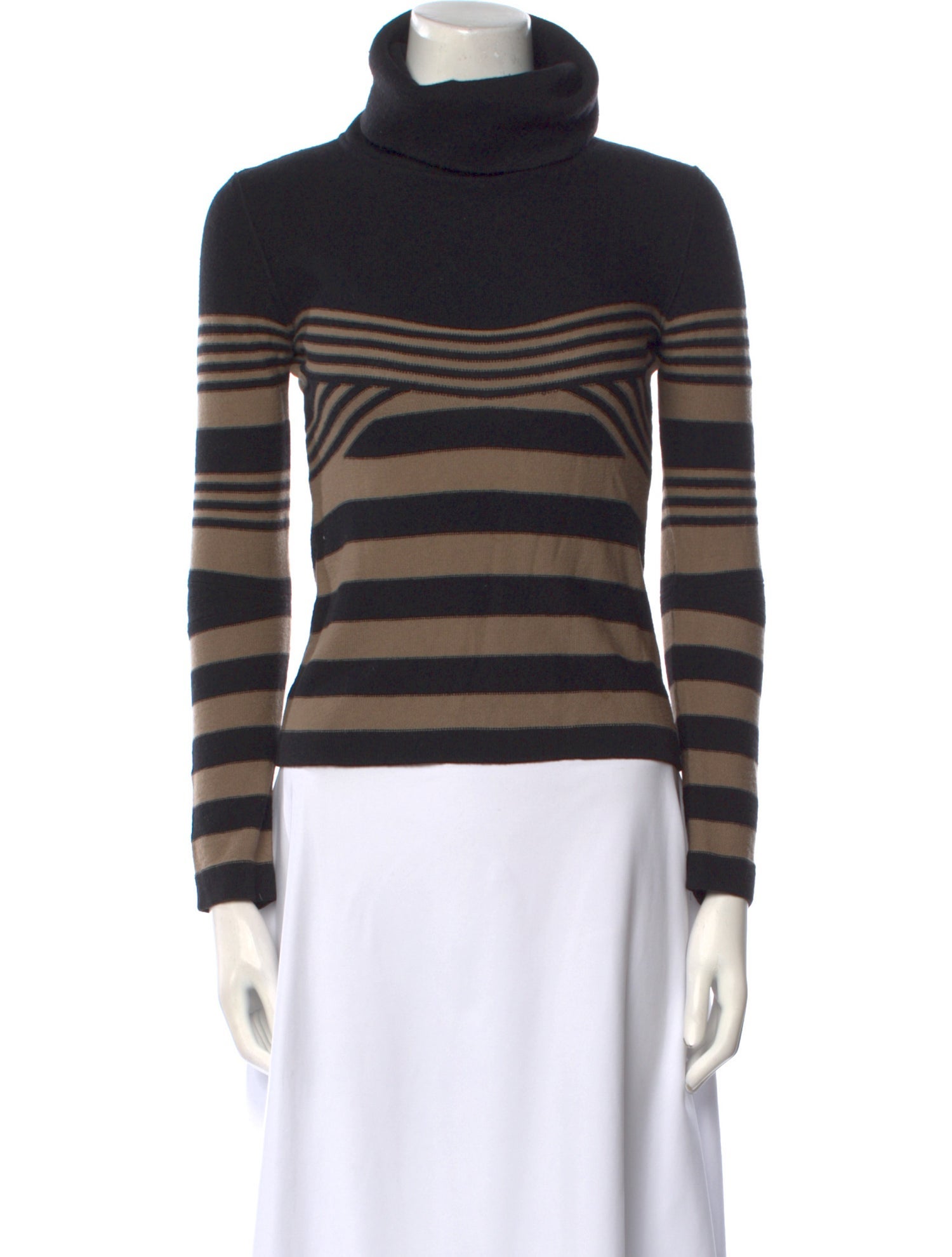 Sonia Rykiel Striped Turtleneck Sweater