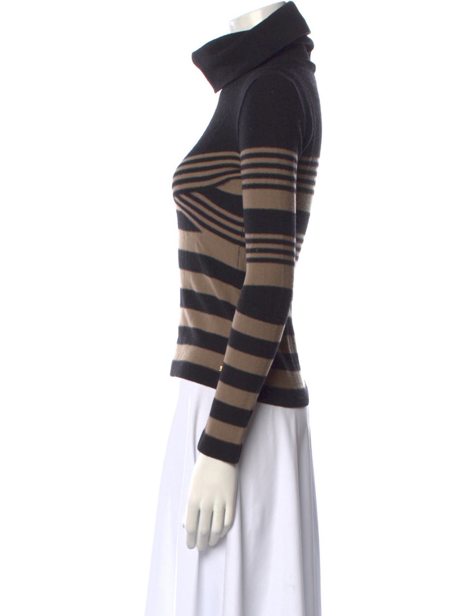 Sonia Rykiel Striped Turtleneck Sweater