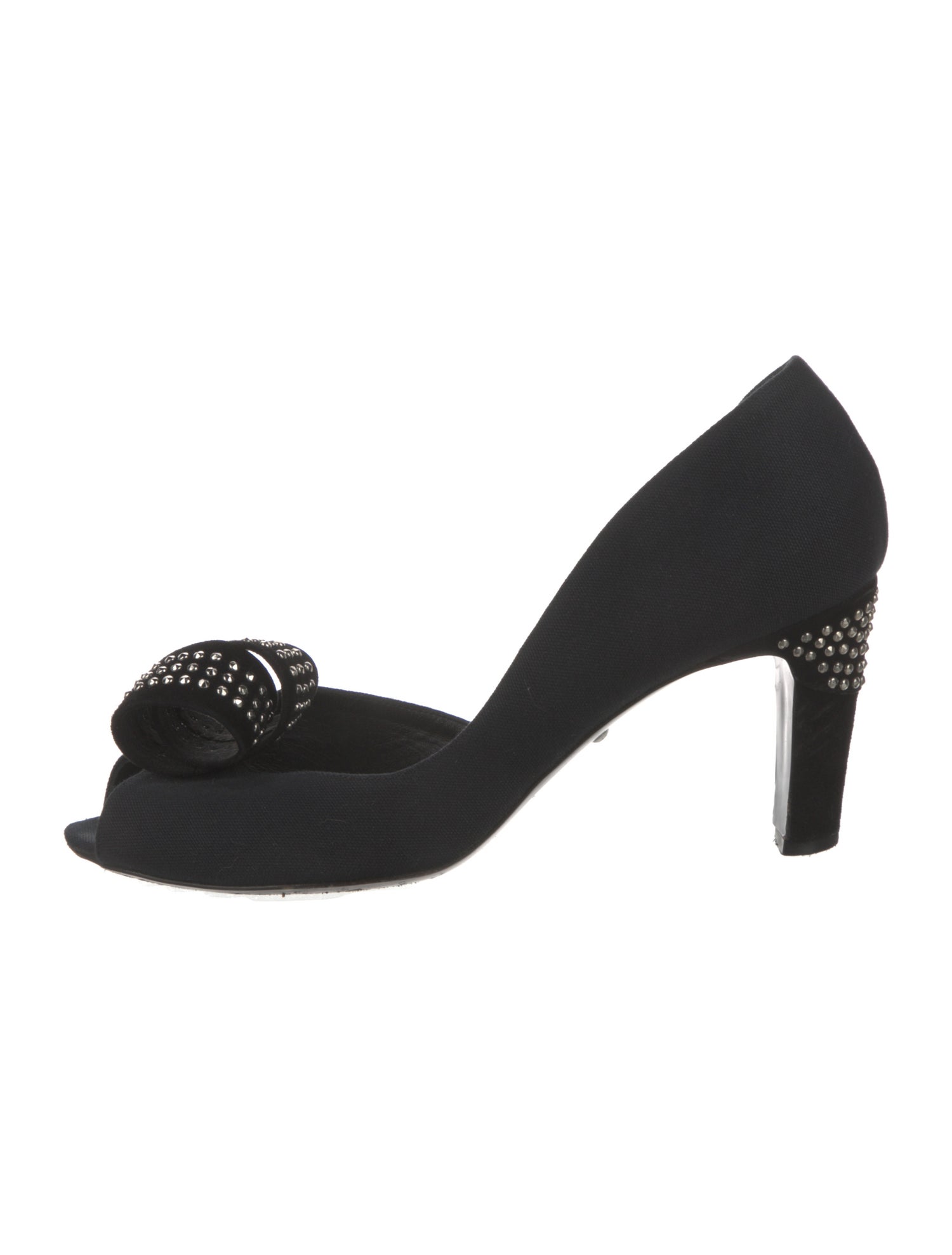 Sonia Rykiel Studded Accents D'Orsay Pumps