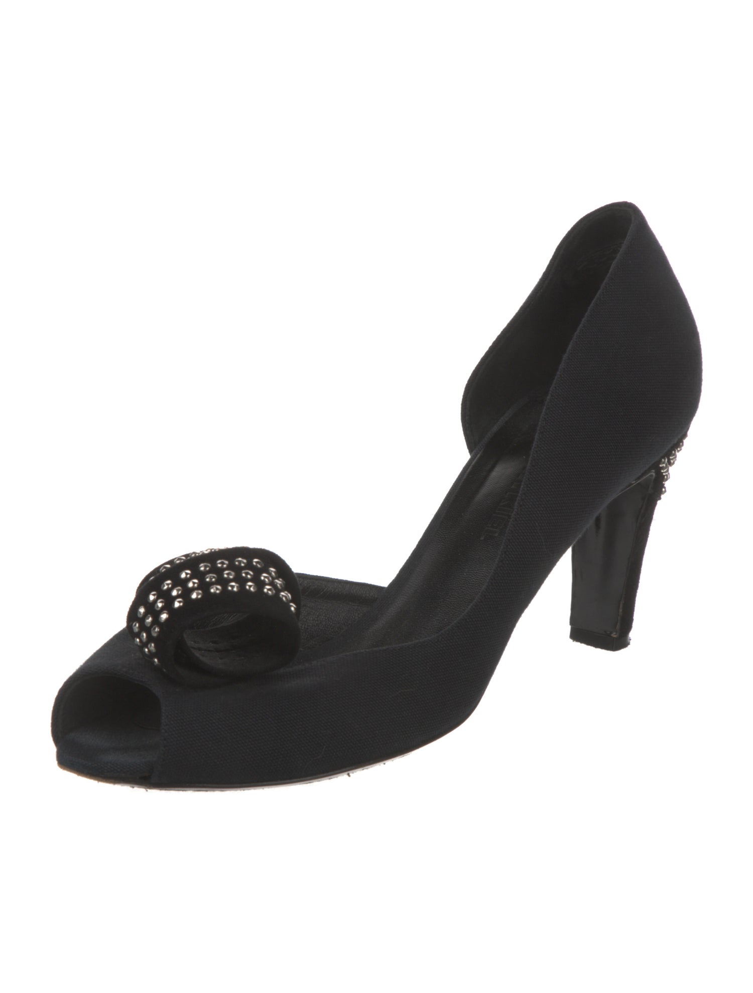 Sonia Rykiel Studded Accents D'Orsay Pumps