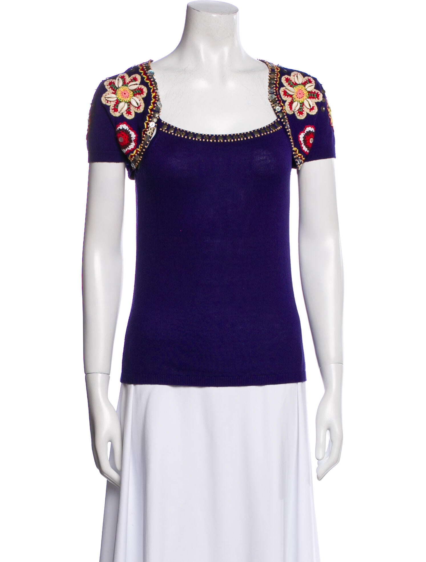 Sonia Rykiel Cashmere Printed Set