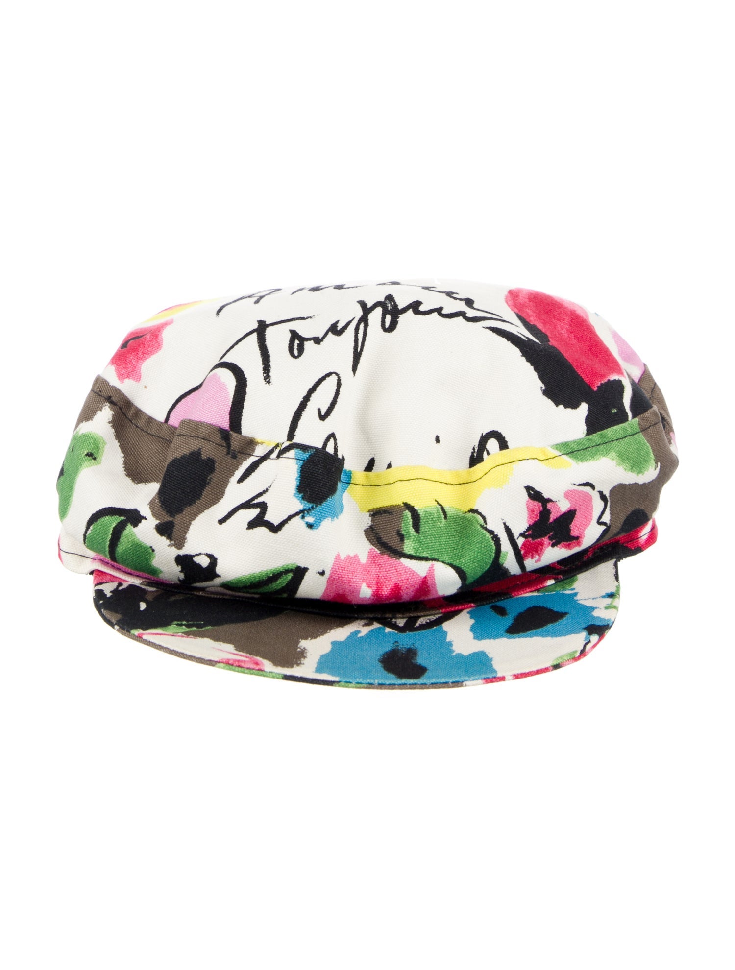 Sonia Rykiel Pattern Print Newsboy hat