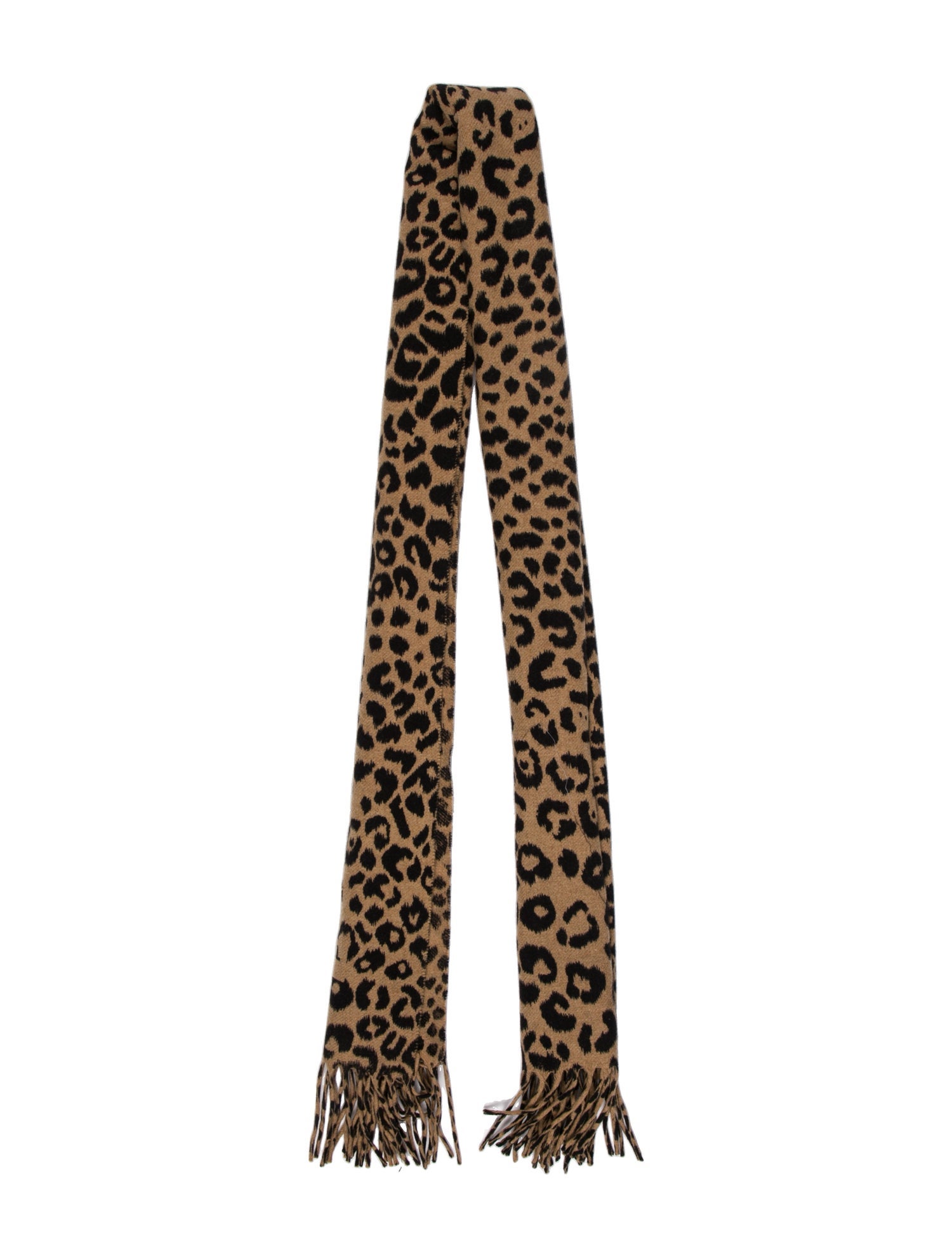 Sonia Rykiel Cashmere Animal Print Scarf