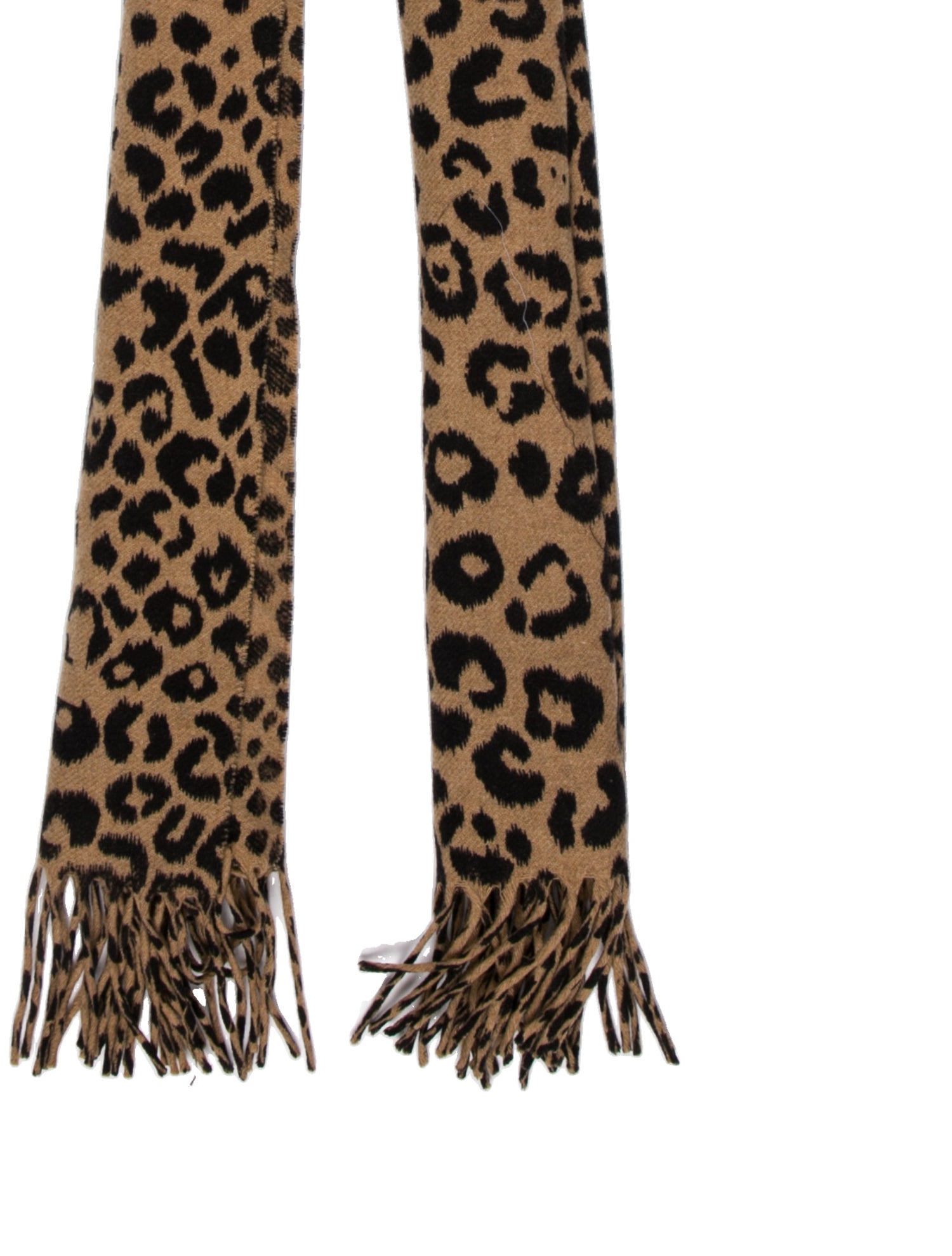 Sonia Rykiel Cashmere Animal Print Scarf