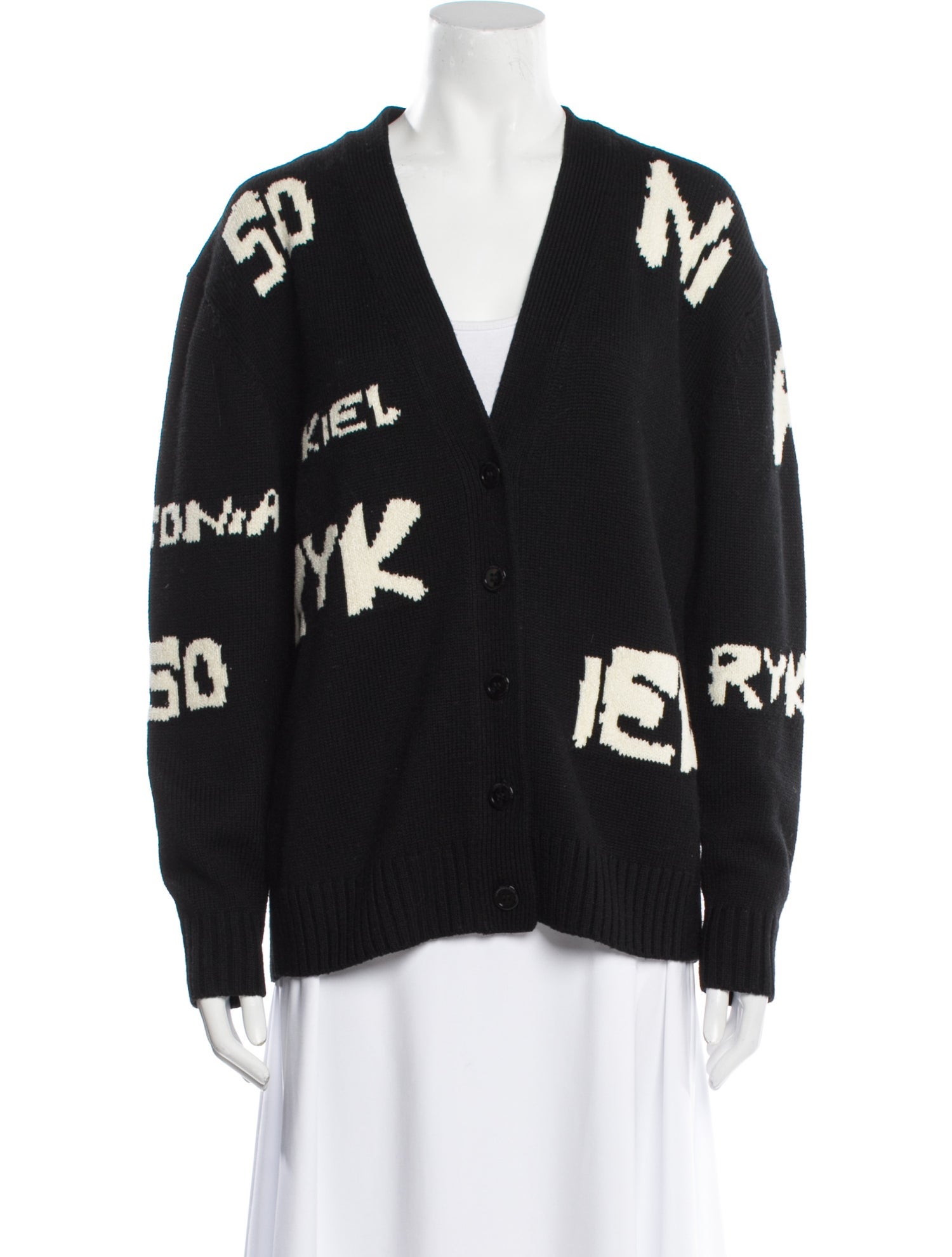 Sonia Rykiel Merino Wool Printed Sweater