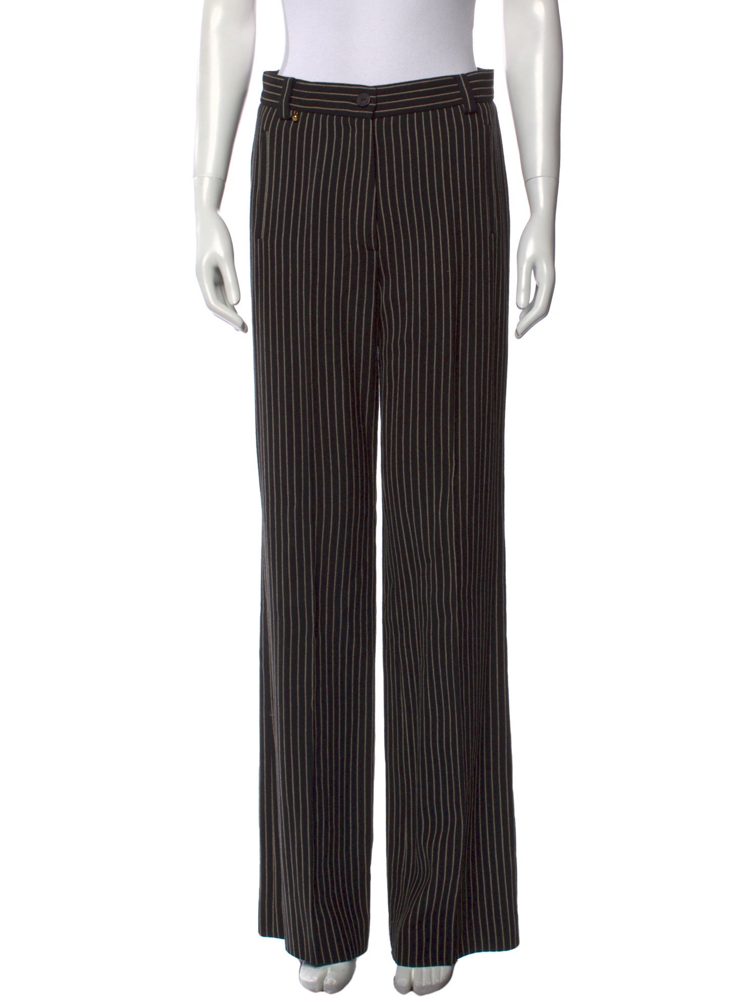 Sonia Rykiel Striped Wide Leg Pants