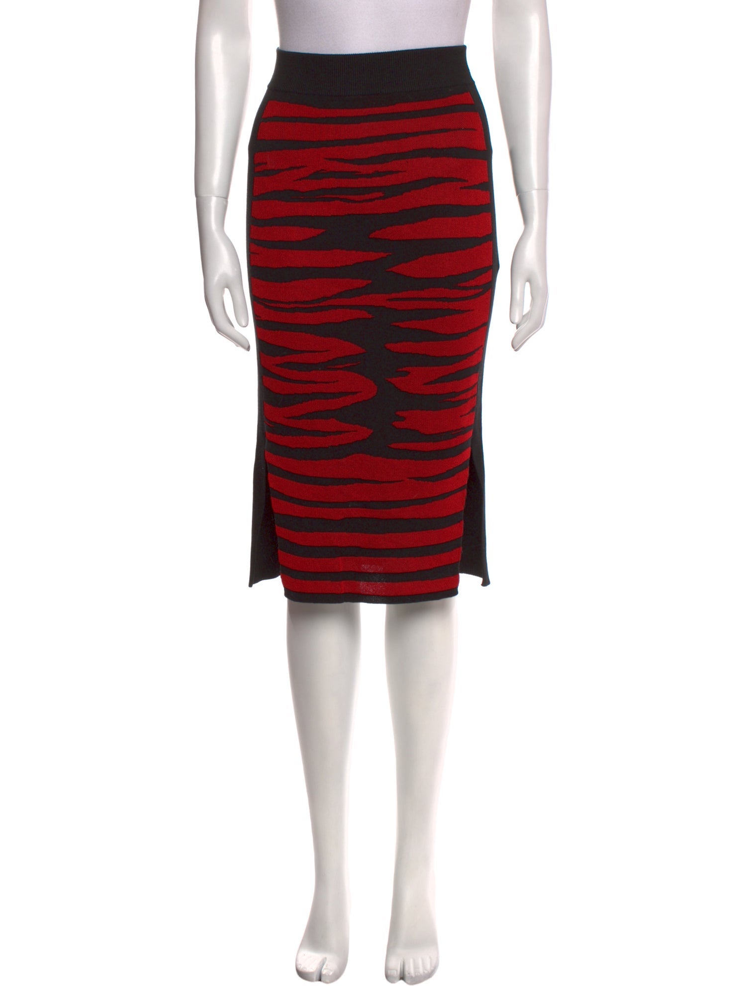 Sonia Rykiel Striped Knee-Length Skirt