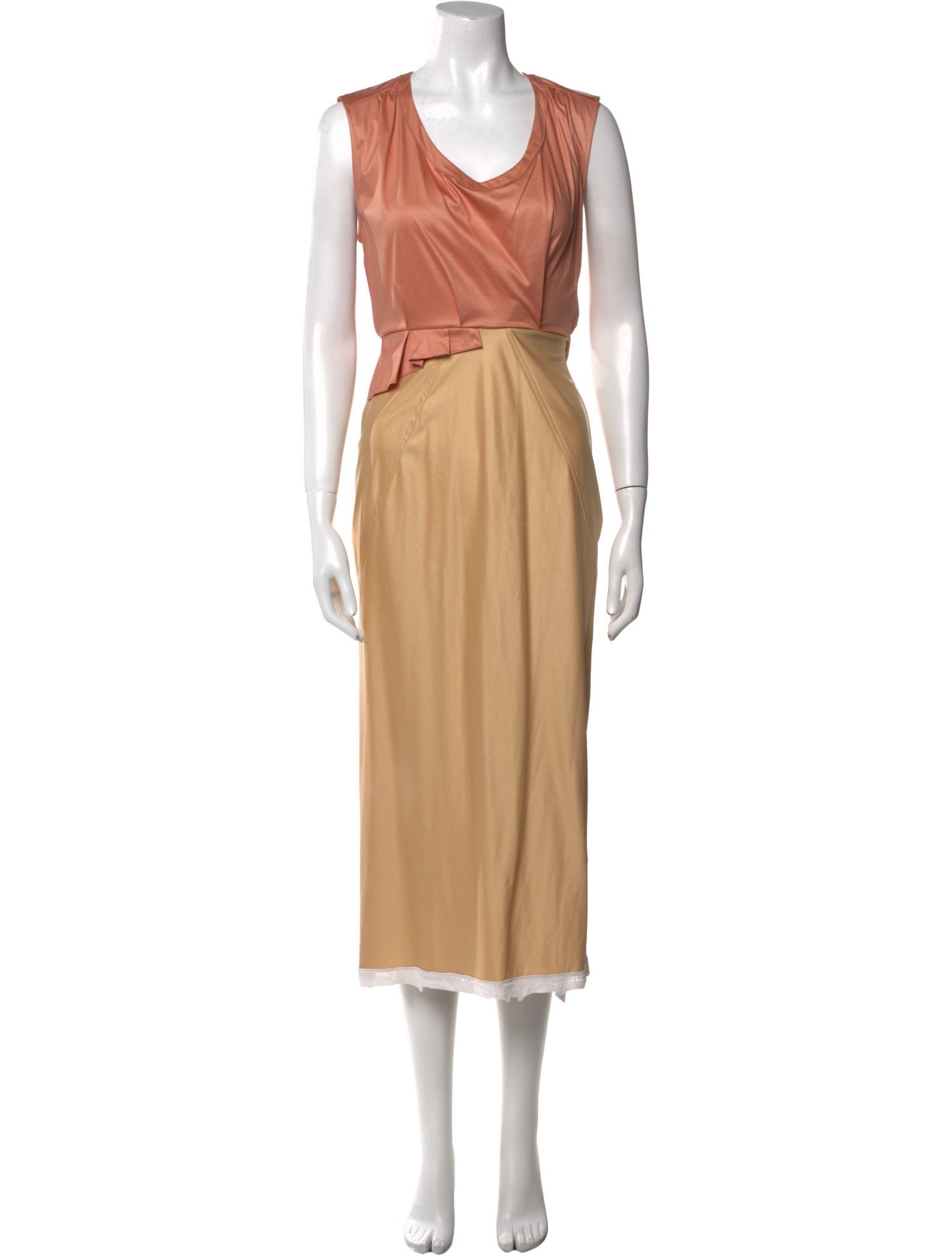 Sonia Rykiel Scoop Neck Long Dress