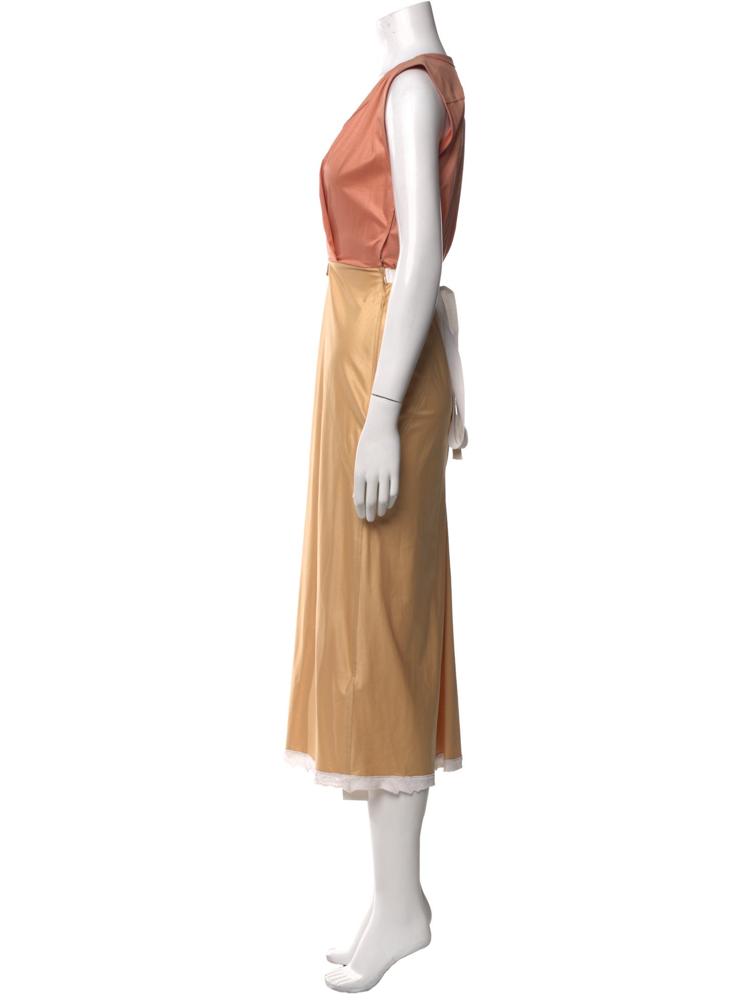 Sonia Rykiel Scoop Neck Long Dress