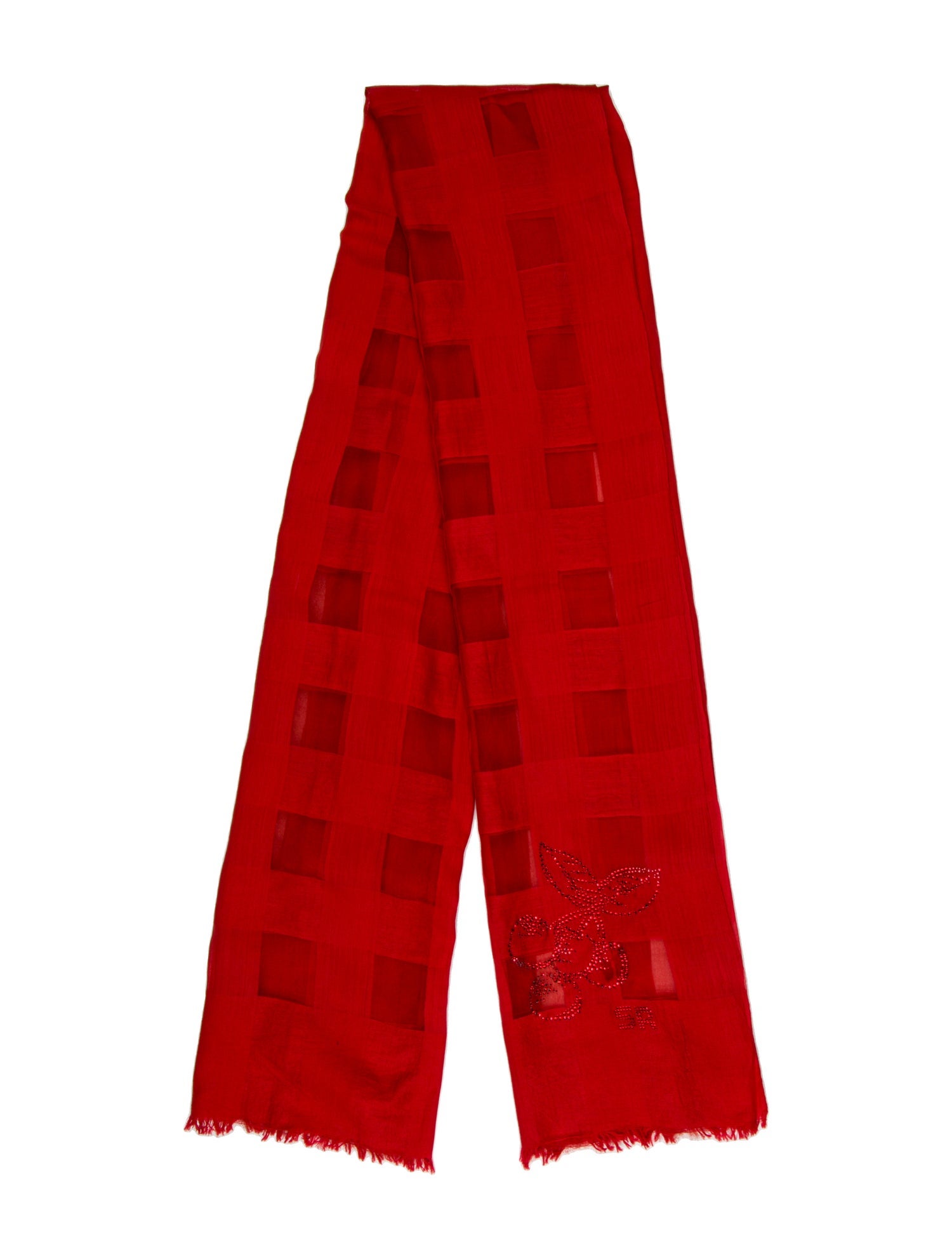 Sonia Rykiel Plaid Print Scarf