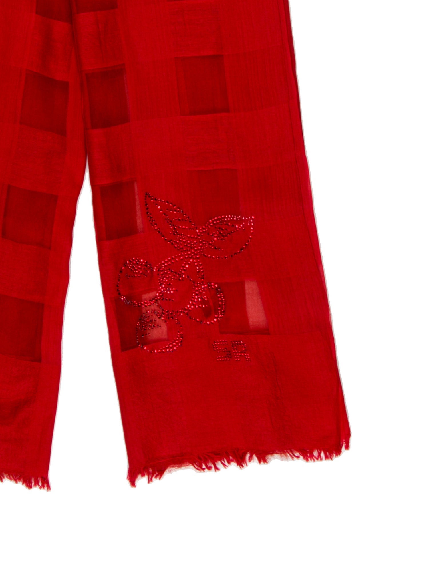 Sonia Rykiel Plaid Print Scarf