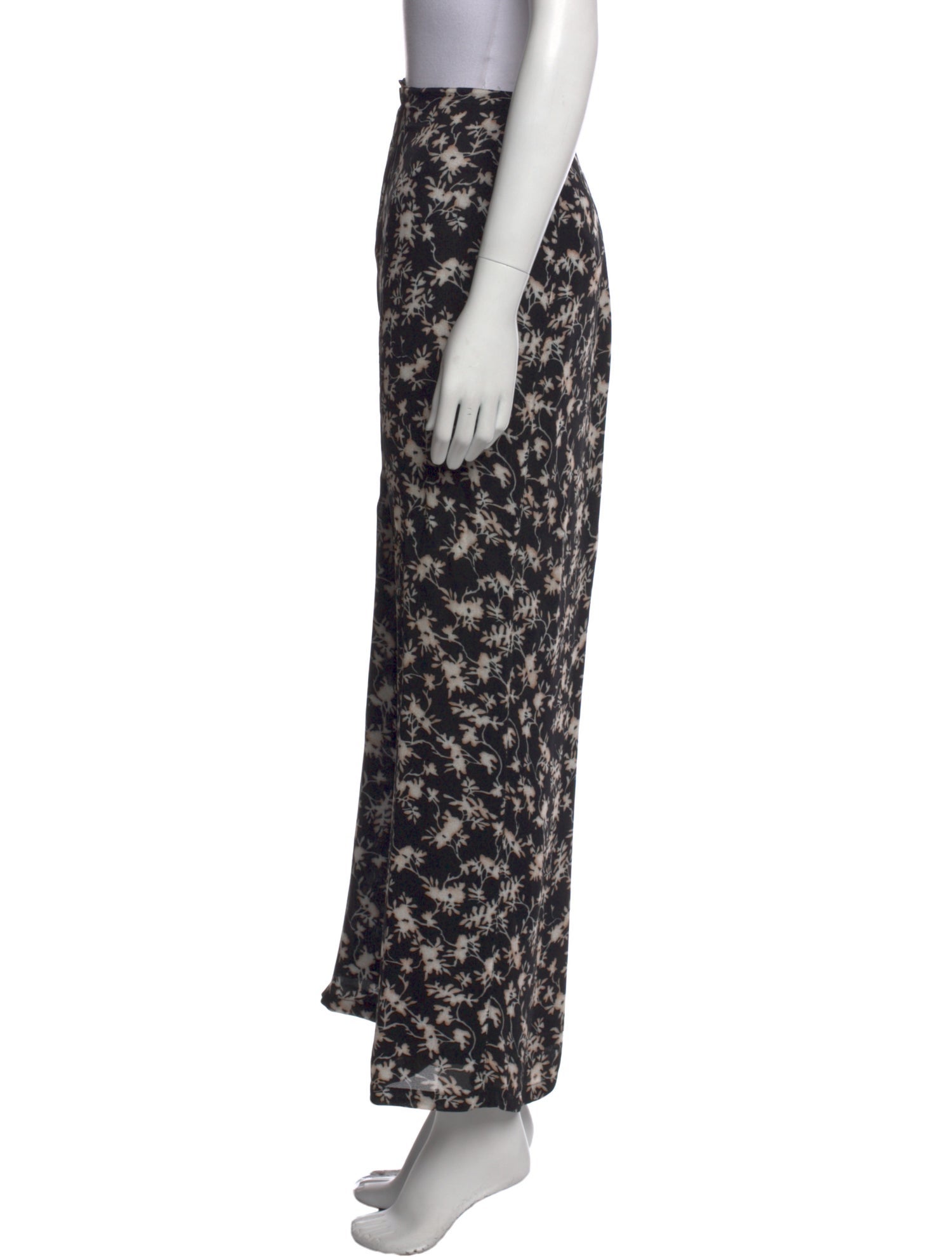 Sonia Rykiel Floral Print Wide Leg Pants