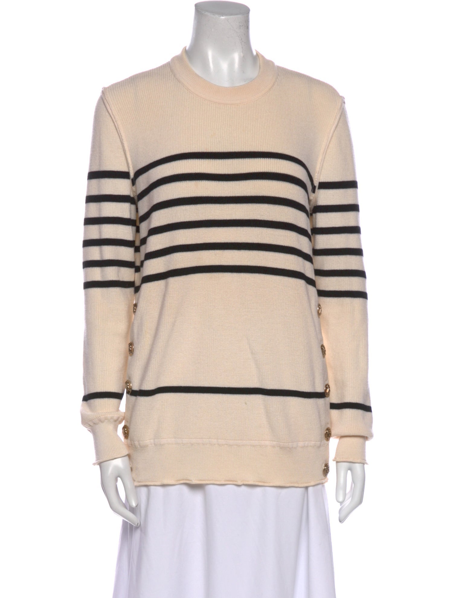 Sonia Rykiel Virgin Wool Striped Sweater