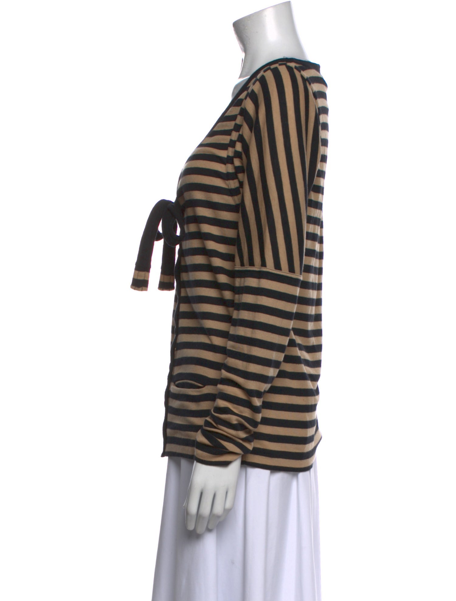 Sonia Rykiel Striped V-Neck Sweater
