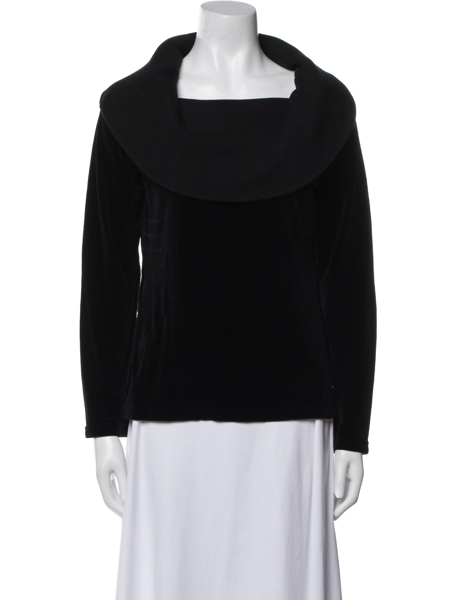 Sonia Rykiel Square Neckline Long Sleeve Sweatshirt