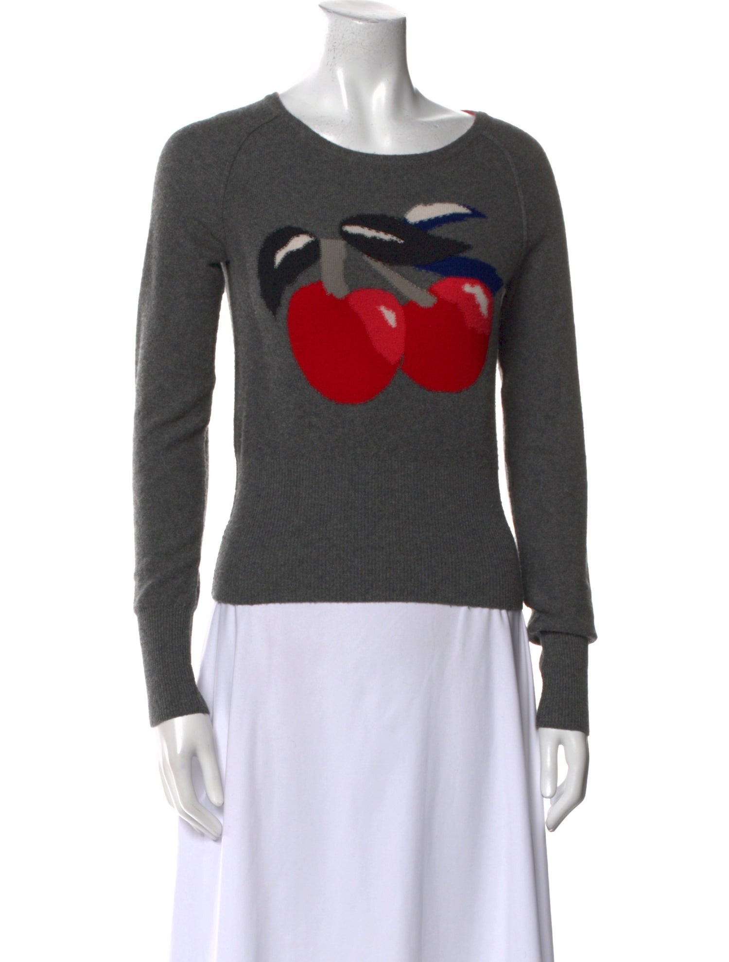 Sonia Rykiel Cashmere Graphic Print Sweater