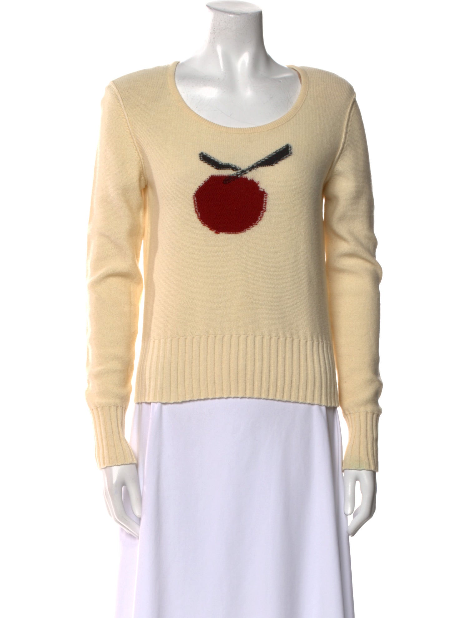 Sonia Rykiel Wool Graphic Print Sweater