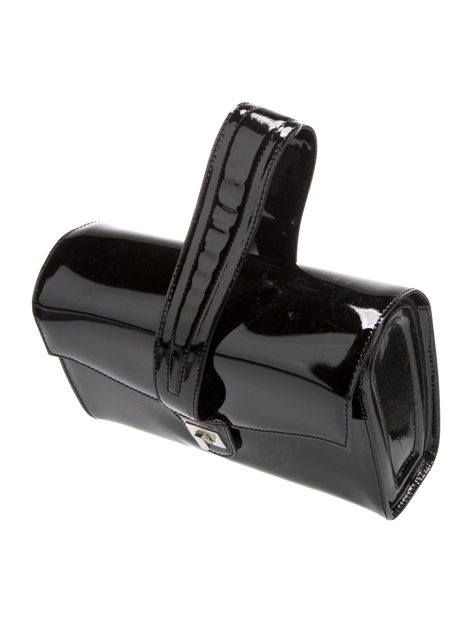 Sonia Rykiel Patent Leather Top Handle Bag Vintage