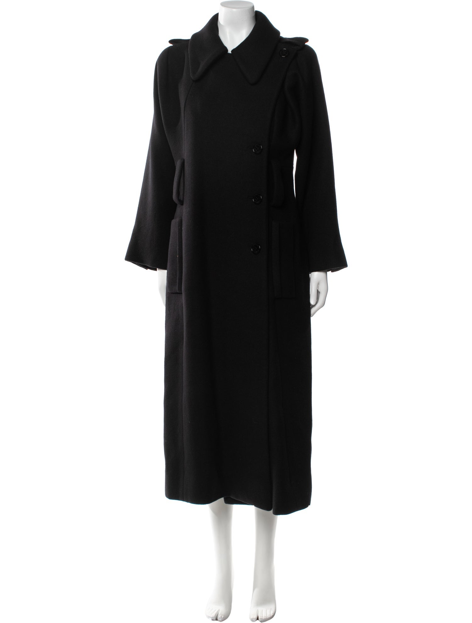 Sonia Rykiel Vintage Wool Faux Fur Coat