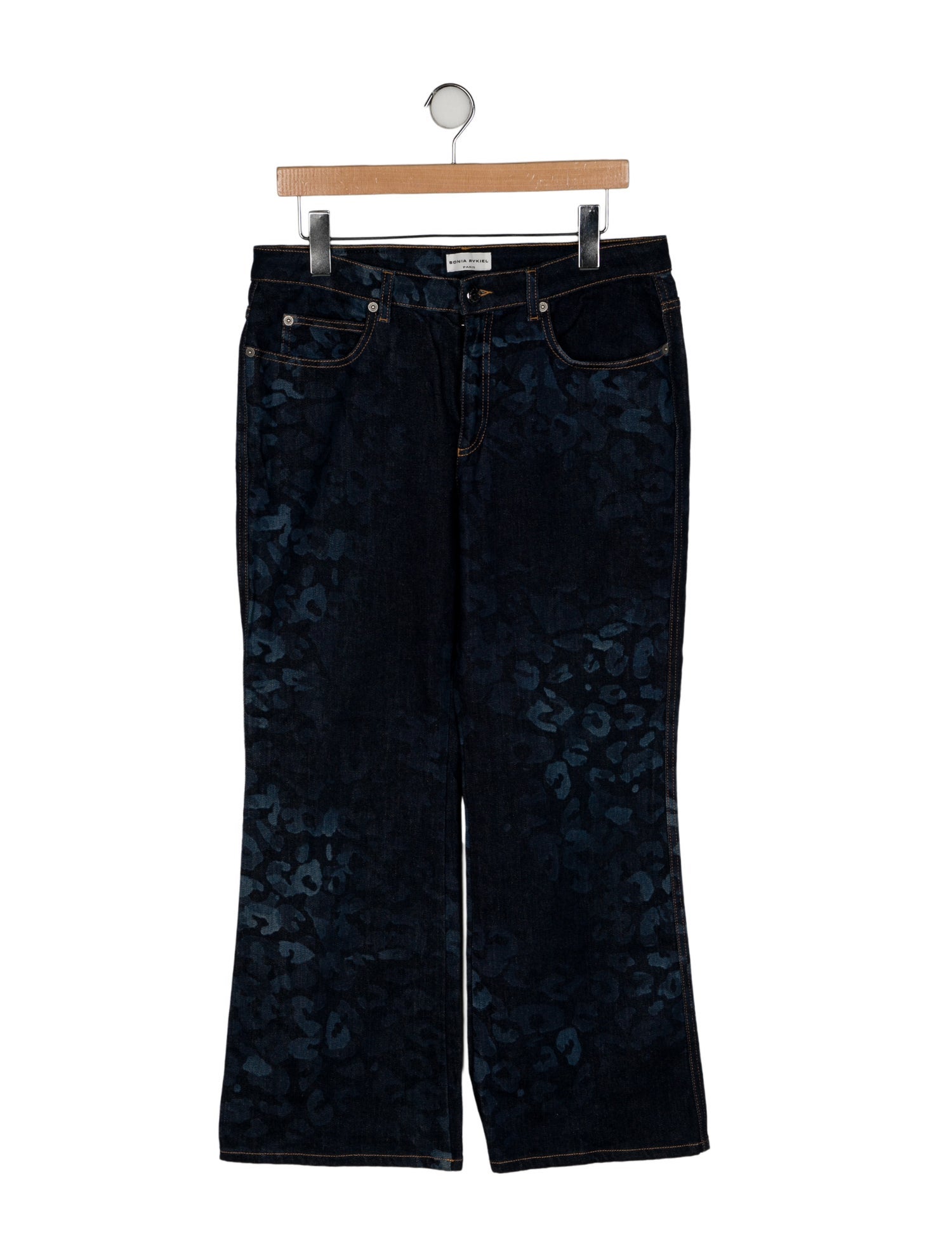 Sonia Rykiel Mid-Rise Wide Leg Jeans