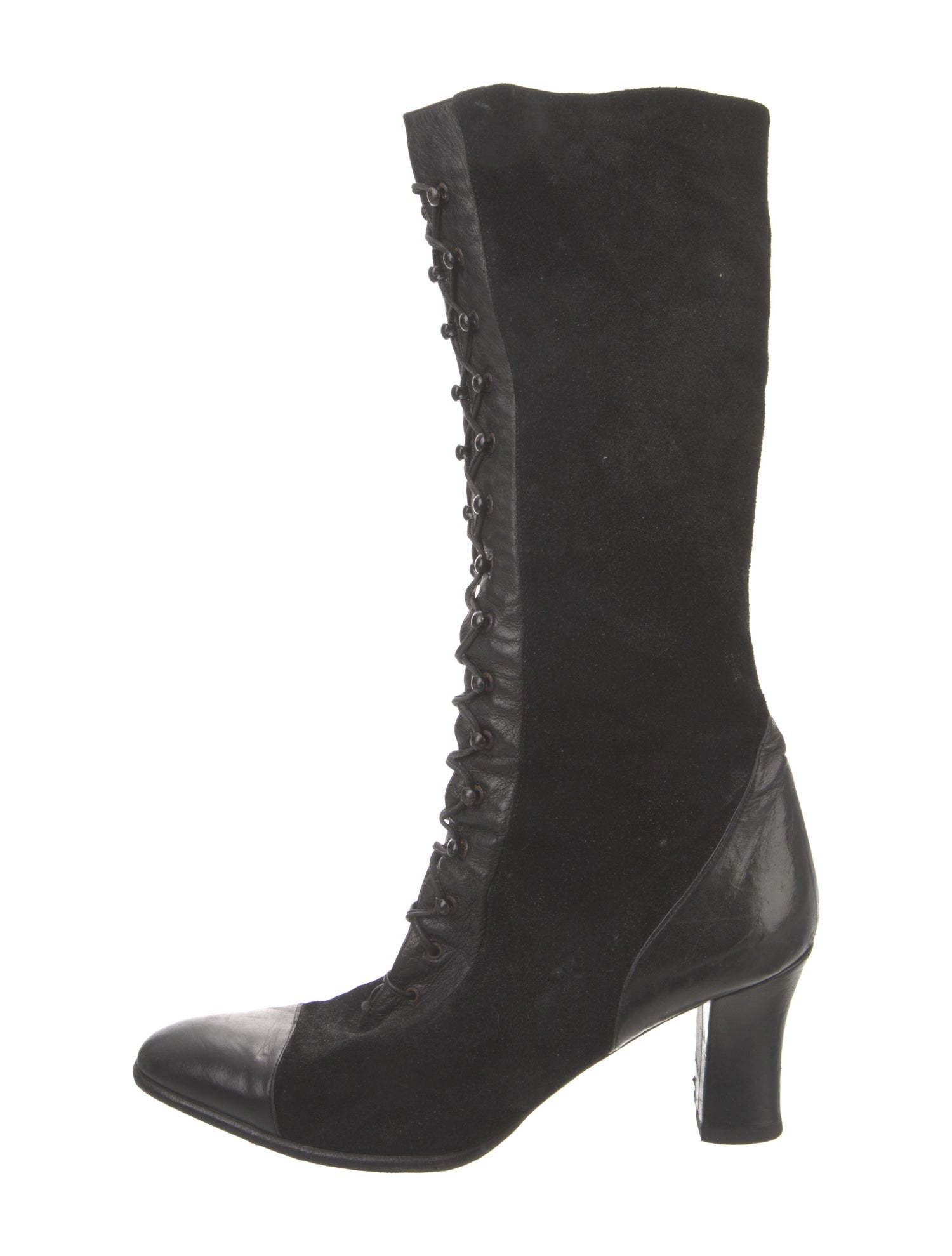 Sonia Rykiel Vintage 1990's Lace-Up Boots
