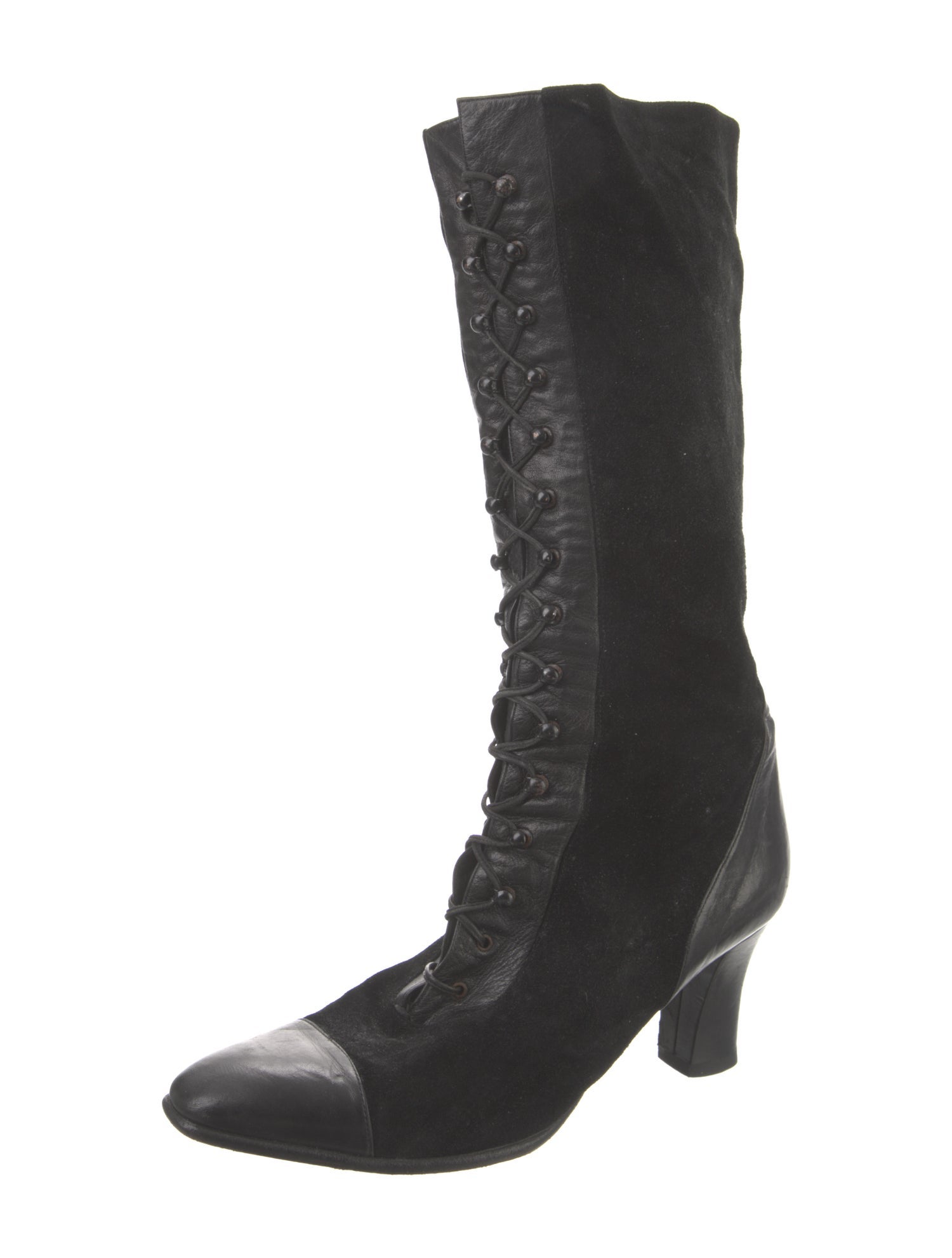 Sonia Rykiel Vintage 1990's Lace-Up Boots