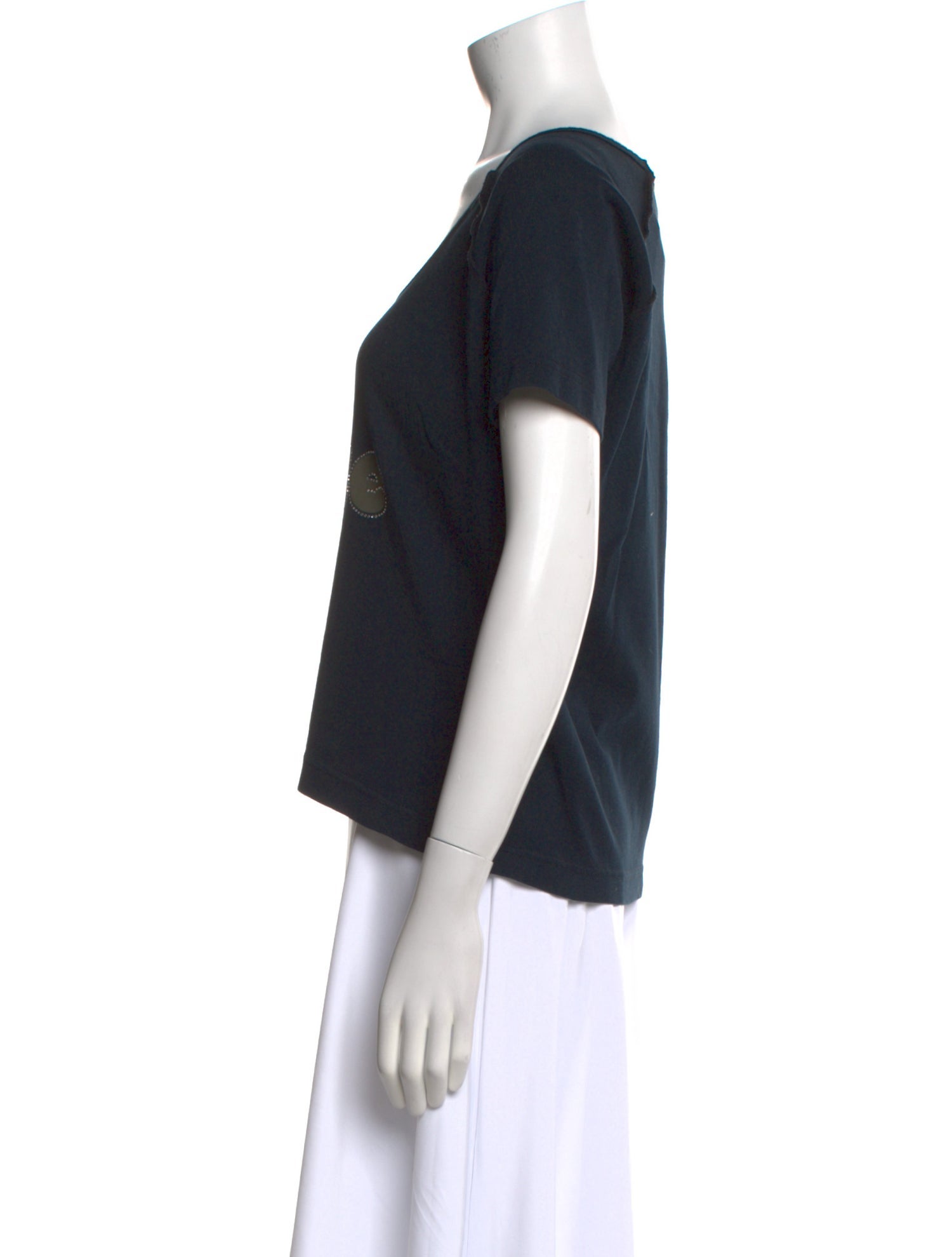 Sonia Rykiel Graphic Print Scoop Neck T-Shirt