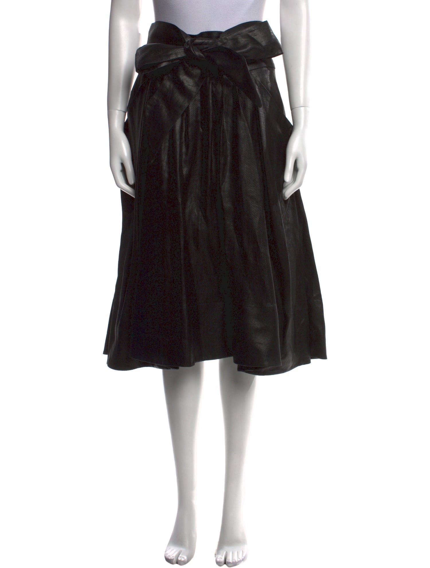 Sonia Rykiel Linen Knee-Length Skirt