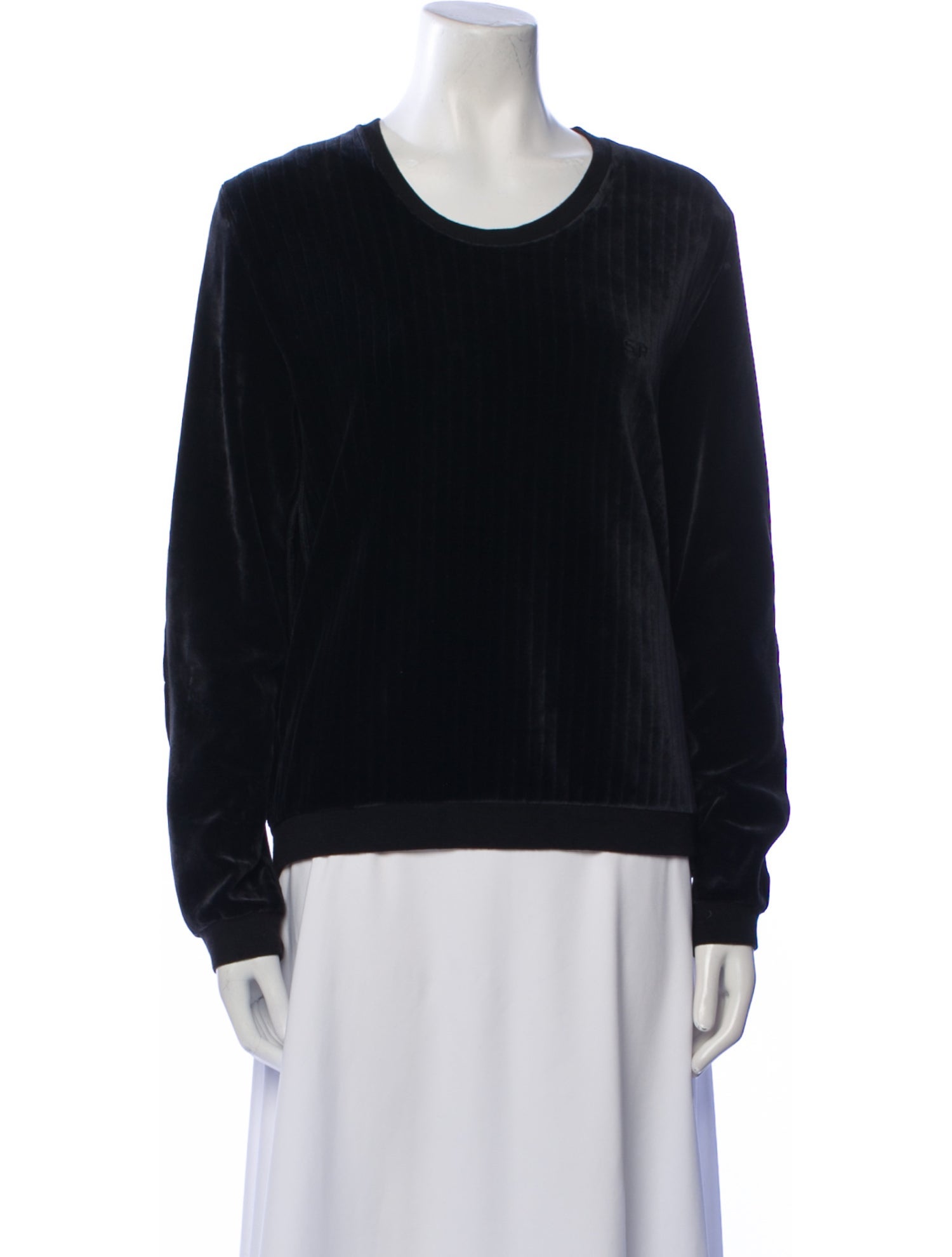 Sonia Rykiel Scoop Neck Long Sleeve Sweatshirt