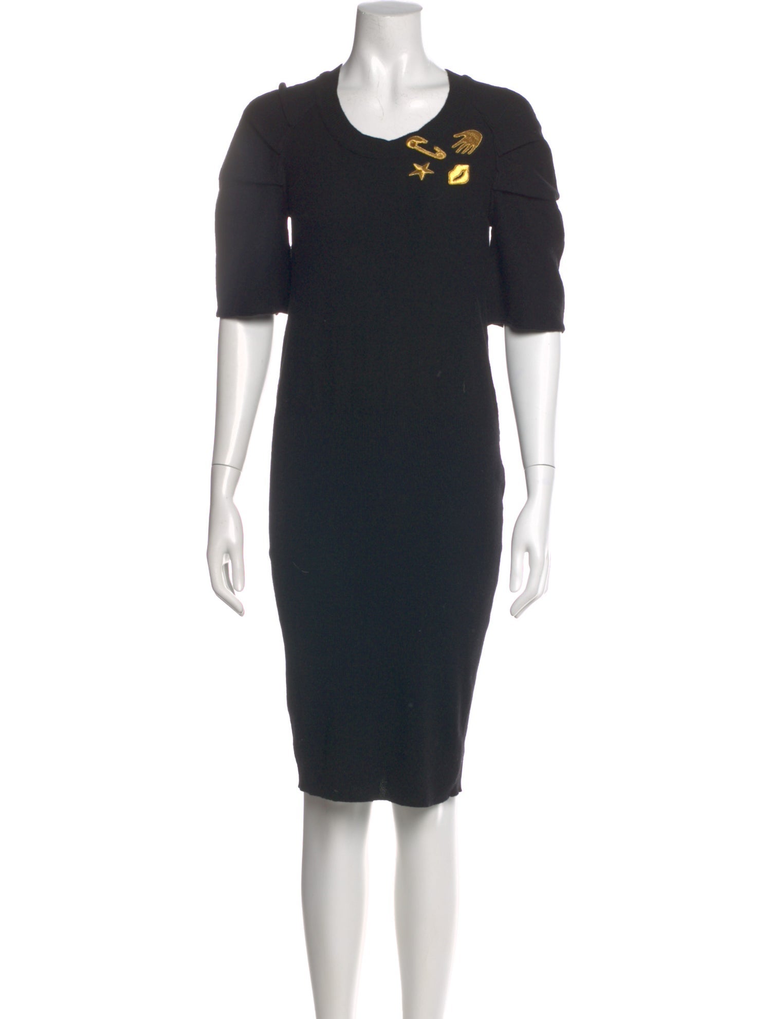 Sonia Rykiel Virgin Wool Knee-Length Dress