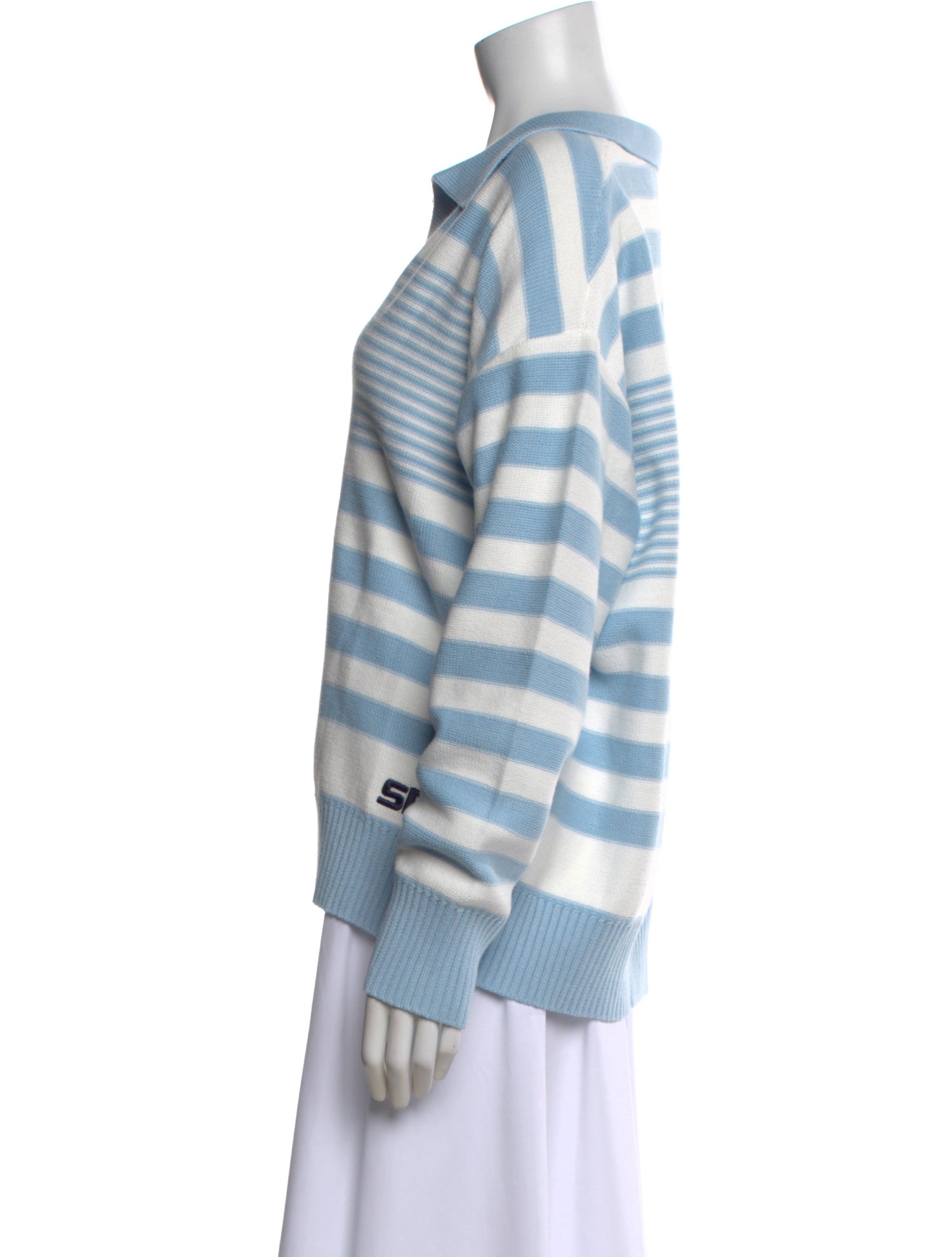 Sonia Rykiel Striped V-Neck Sweater w/ Tags