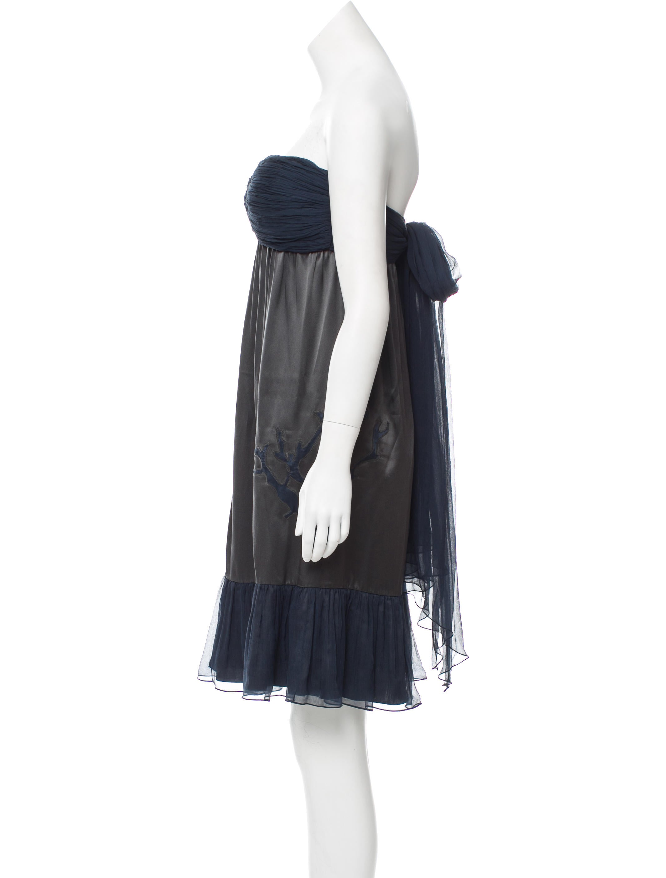 Sophie Theallet Strapless Gathered Dress